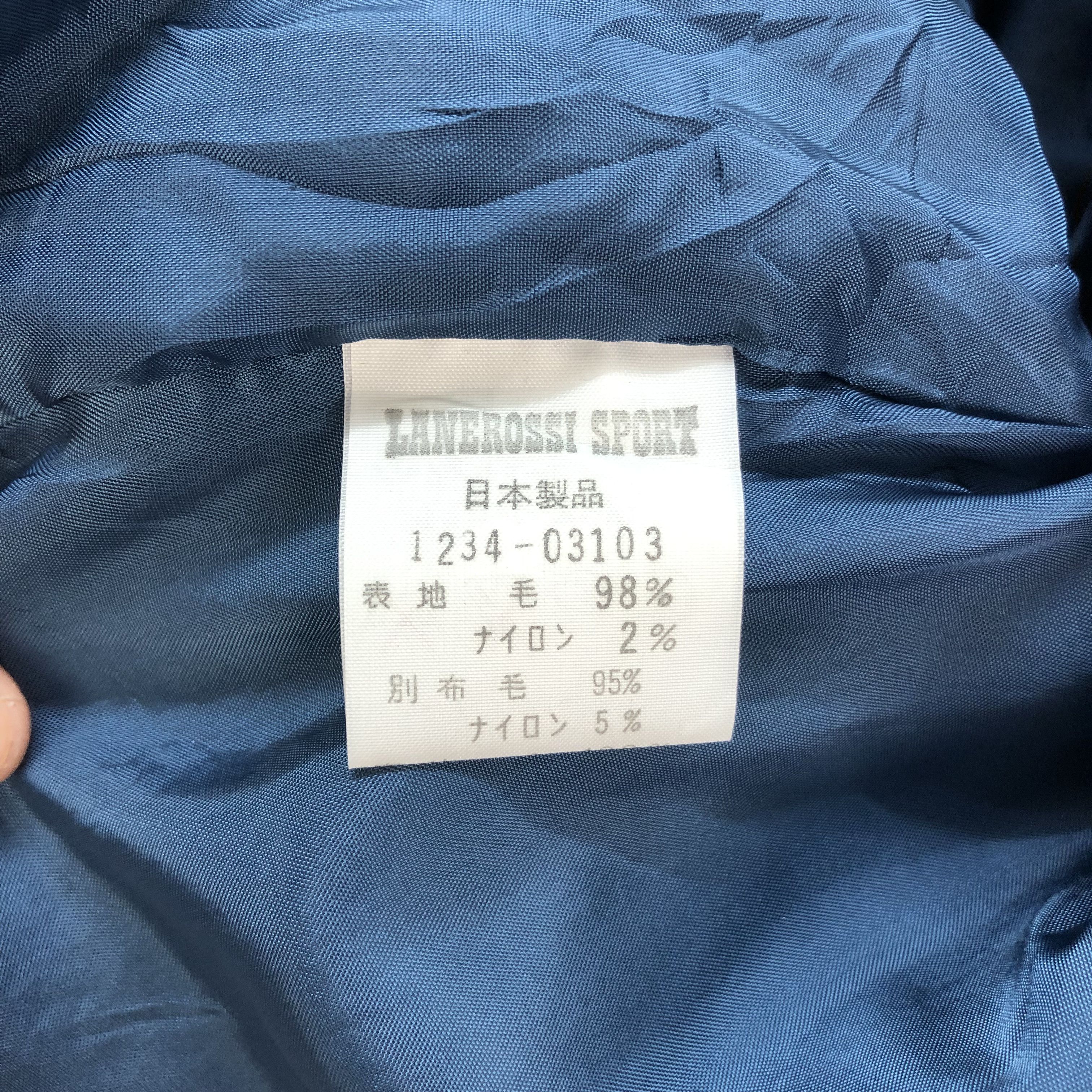 Japanese Brand LANEROSSI SPORT WOOL CROPPED COAT #6825-92 Size M / US 6-8 / IT 42-44 - 8 Thumbnail