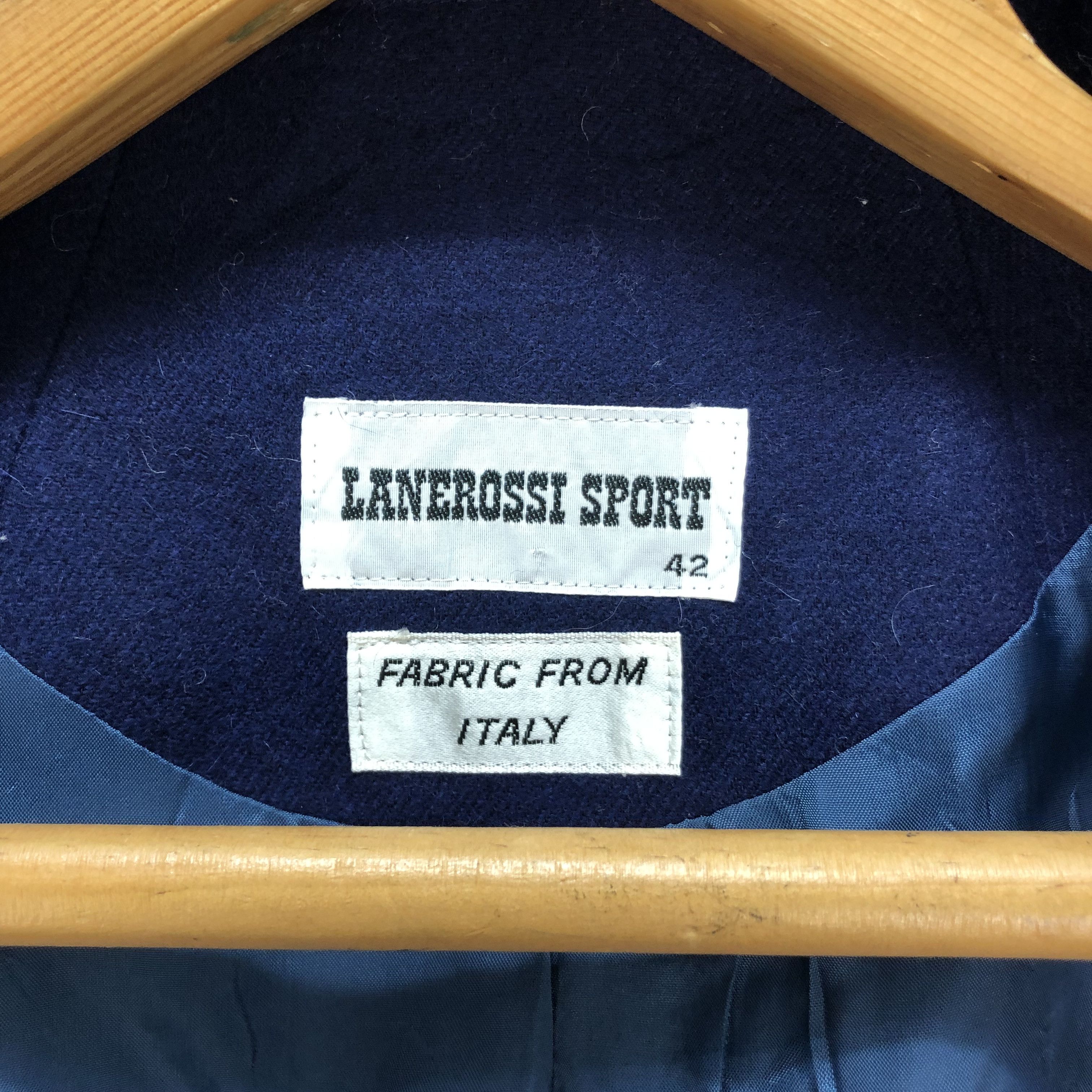 Japanese Brand LANEROSSI SPORT WOOL CROPPED COAT #6825-92 Size M / US 6-8 / IT 42-44 - 7 Thumbnail