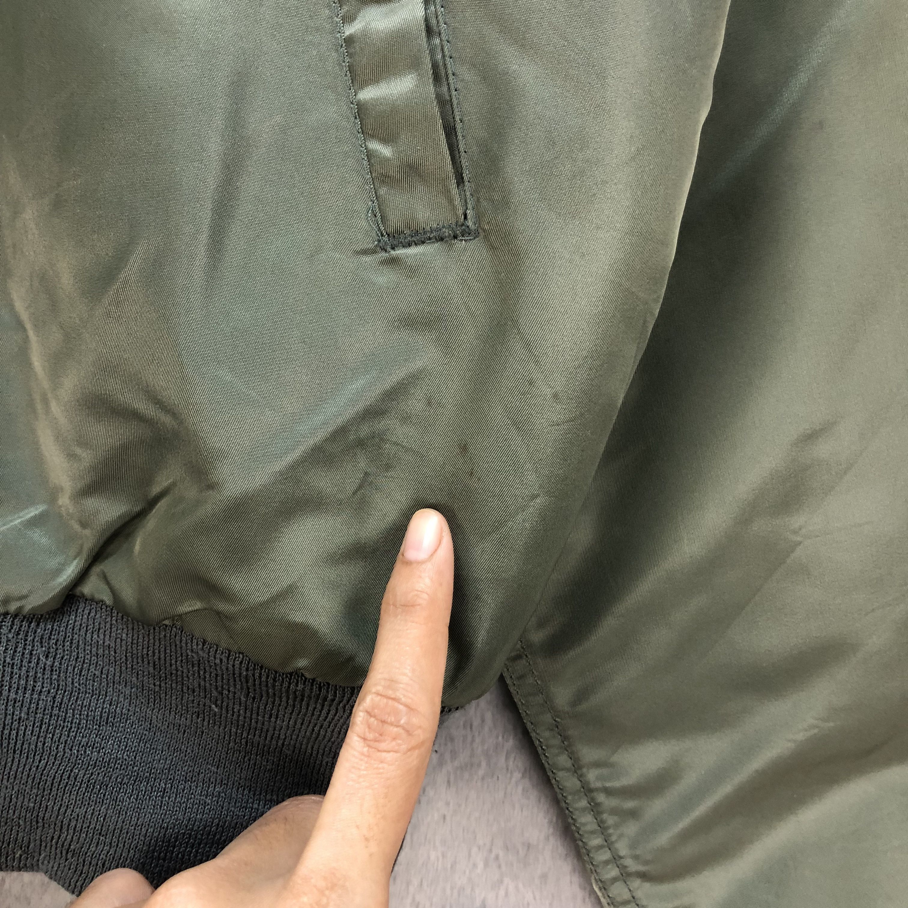 Vintage BOXY🔥 HOPE MANUFACTURING USAF MA-1 BOMBERS JACKET #6827-92 Size M / US 6-8 / IT 42-44 - 5 Thumbnail