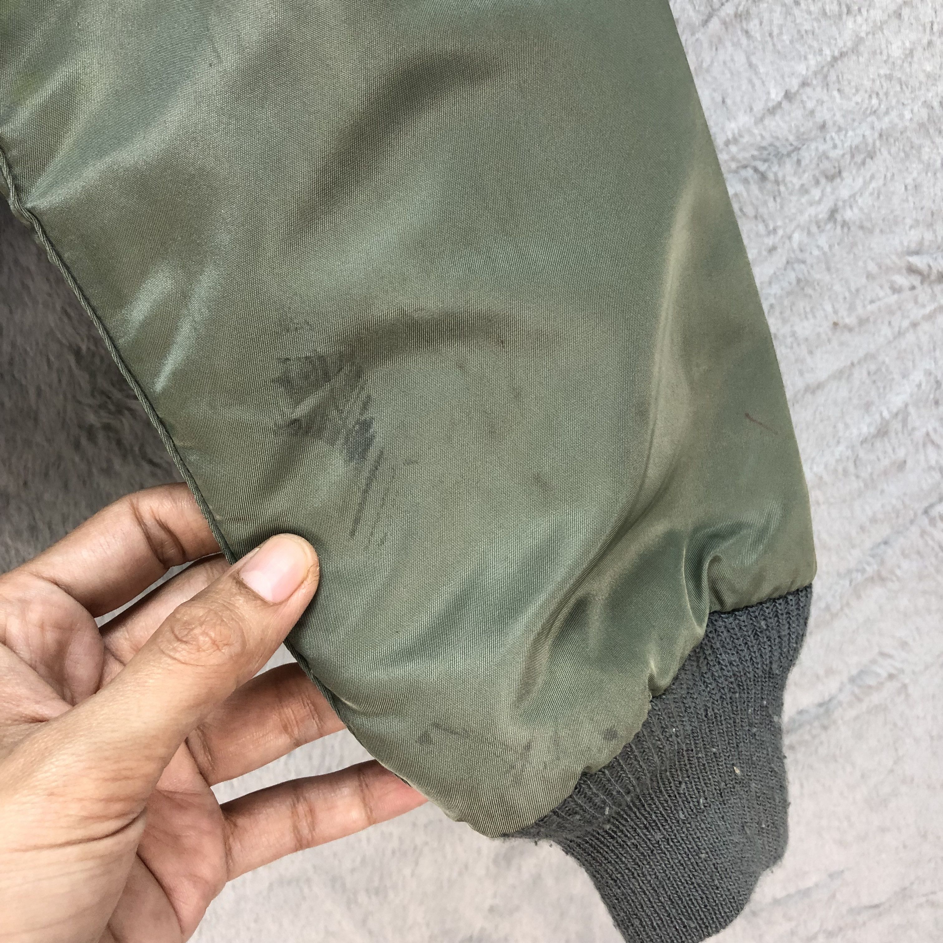 Vintage BOXY🔥 HOPE MANUFACTURING USAF MA-1 BOMBERS JACKET #6827-92 Size M / US 6-8 / IT 42-44 - 16 Thumbnail