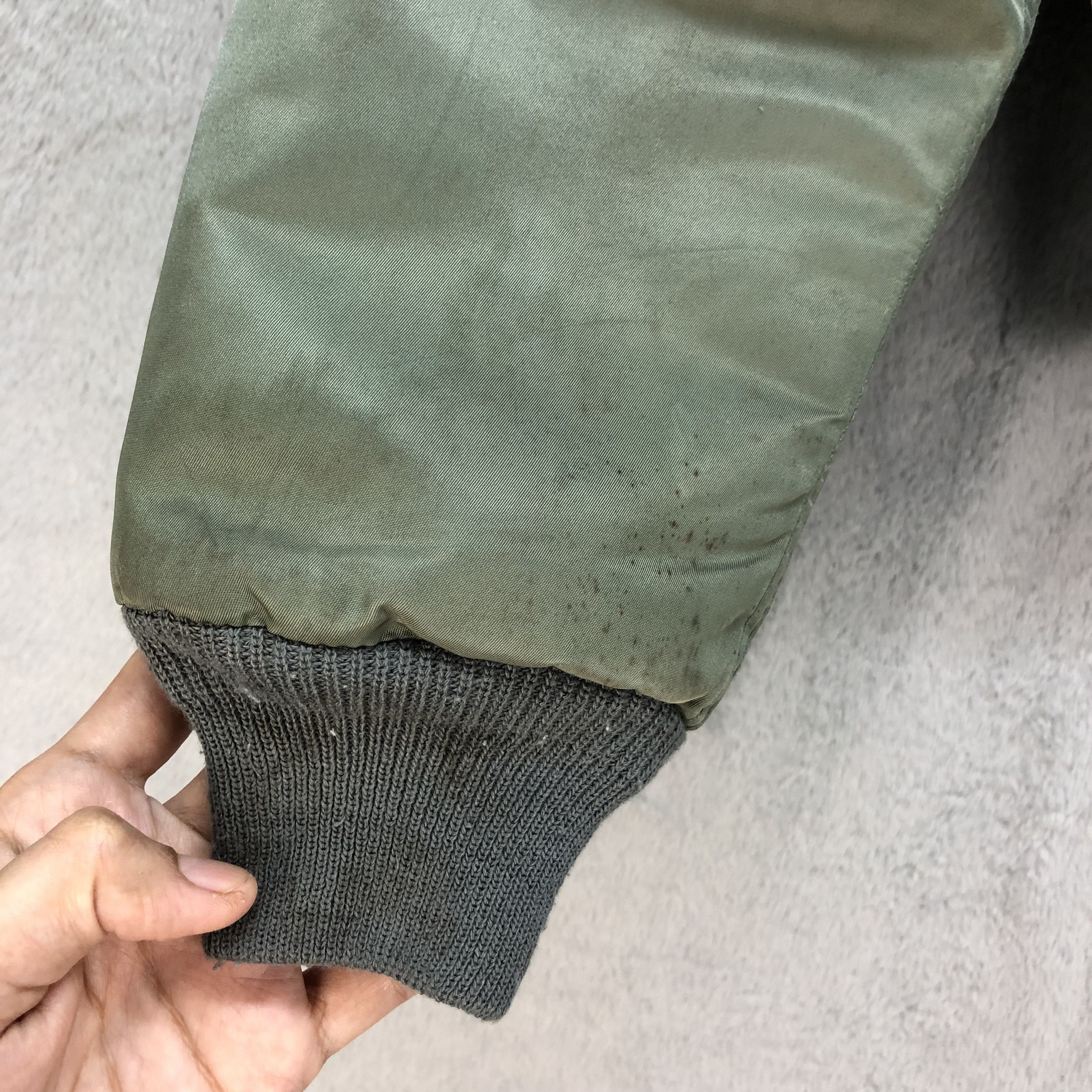 Vintage BOXY🔥 HOPE MANUFACTURING USAF MA-1 BOMBERS JACKET #6827-92 Size M / US 6-8 / IT 42-44 - 7 Thumbnail