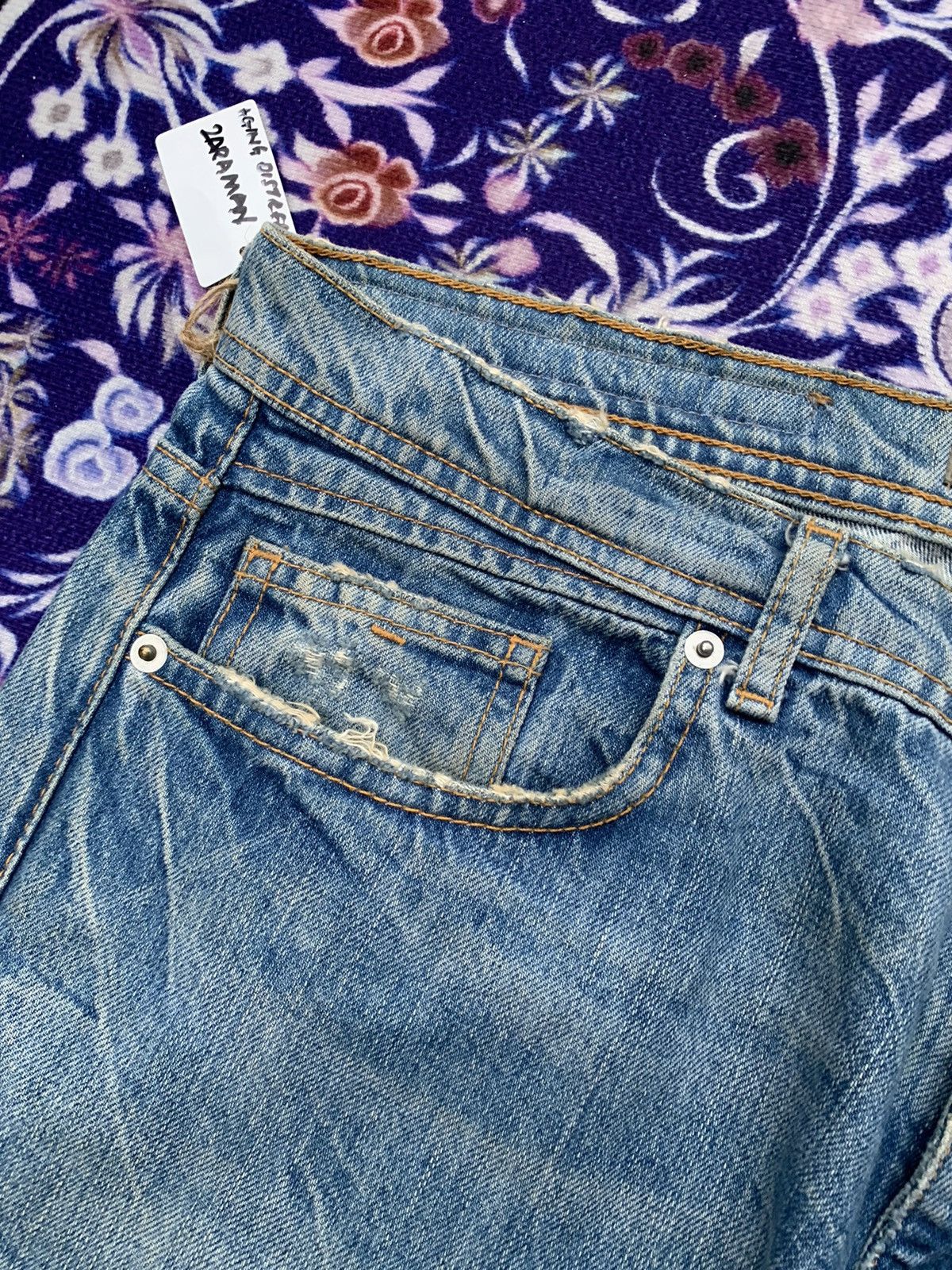 Designer × Zara Zaraman Distressed Denim Size US 36 / EU 52 - 7 Thumbnail