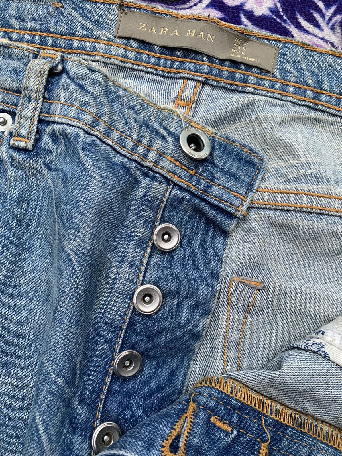 Designer × Zara Zaraman Distressed Denim Size US 36 / EU 52 - 8 Thumbnail
