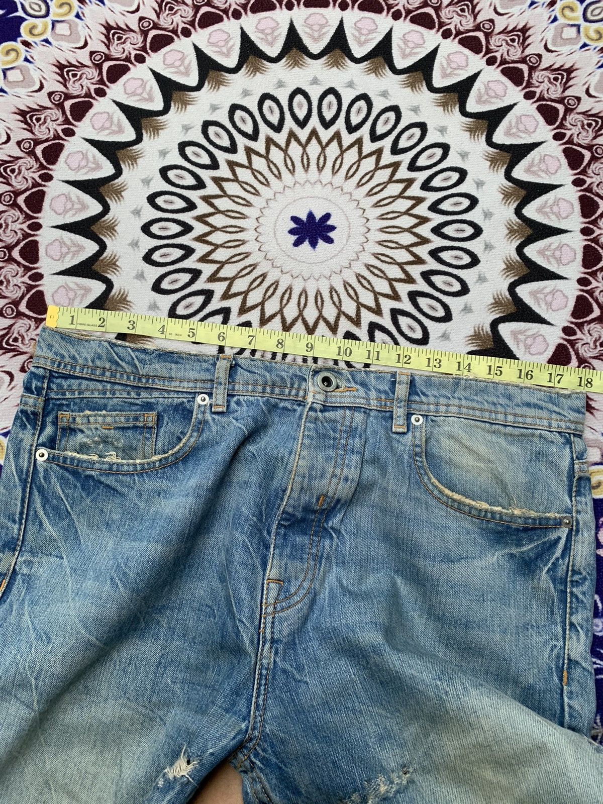 Designer × Zara Zaraman Distressed Denim Size US 36 / EU 52 - 21 Thumbnail