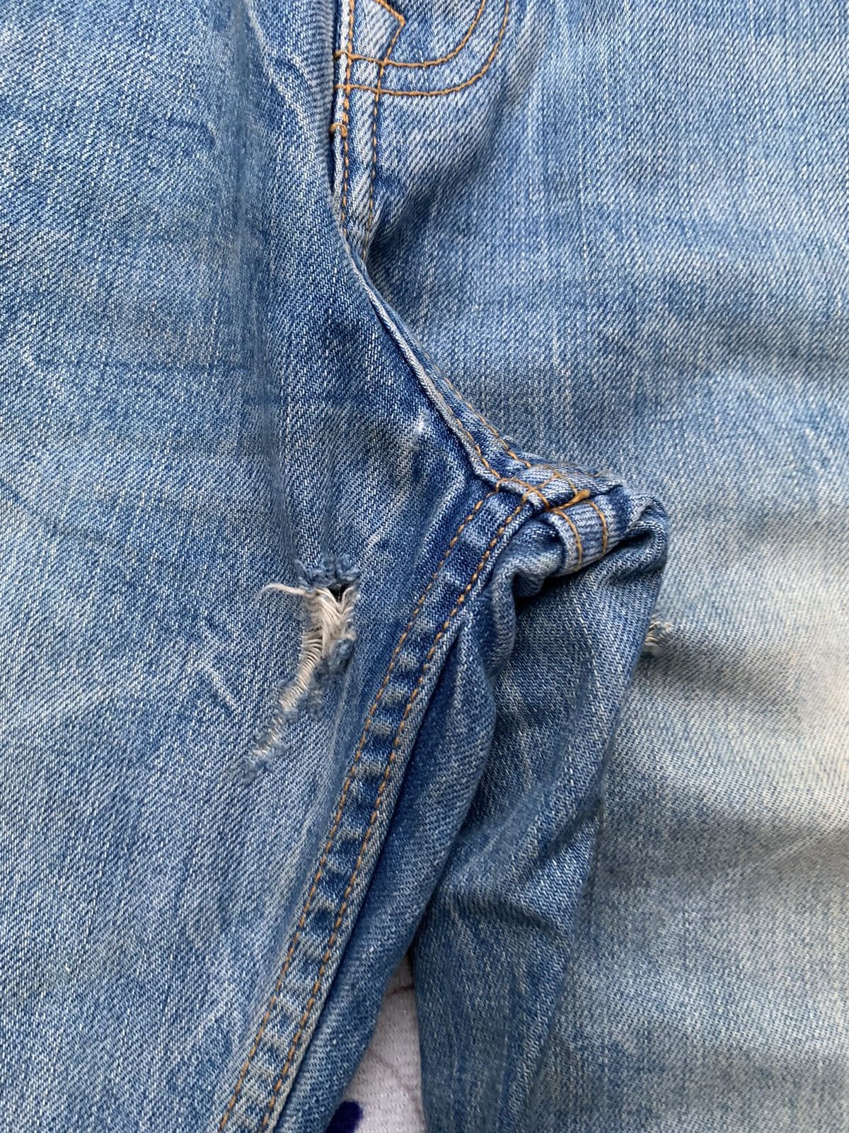 Designer × Zara Zaraman Distressed Denim Size US 36 / EU 52 - 5 Thumbnail