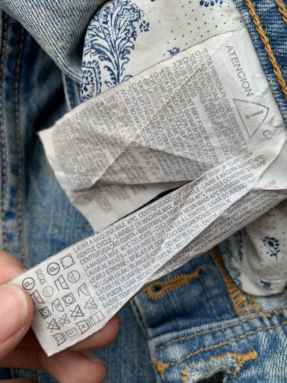 Designer × Zara Zaraman Distressed Denim Size US 36 / EU 52 - 13 Thumbnail