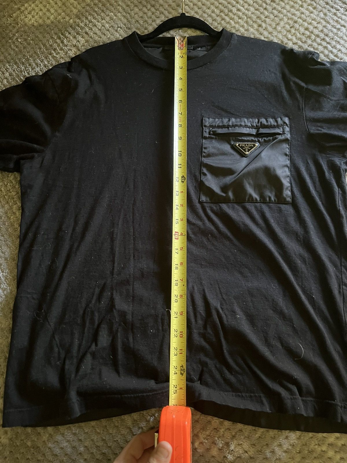 Prada Prada Logo Patch T Shirt Size US XL / EU 56 / 4 - 2 Thumbnail