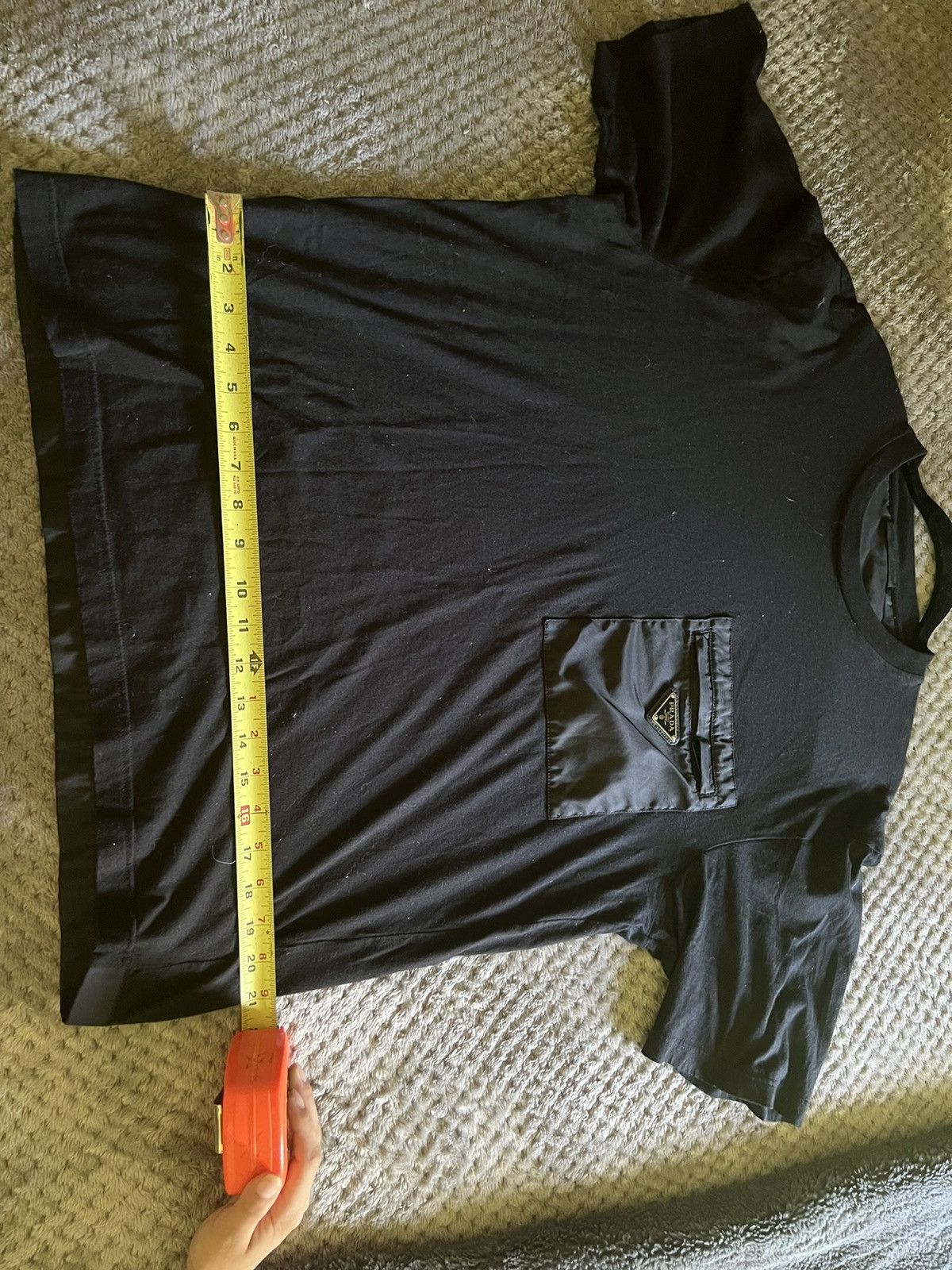 Prada Prada Logo Patch T Shirt Size US XL / EU 56 / 4 - 4 Thumbnail