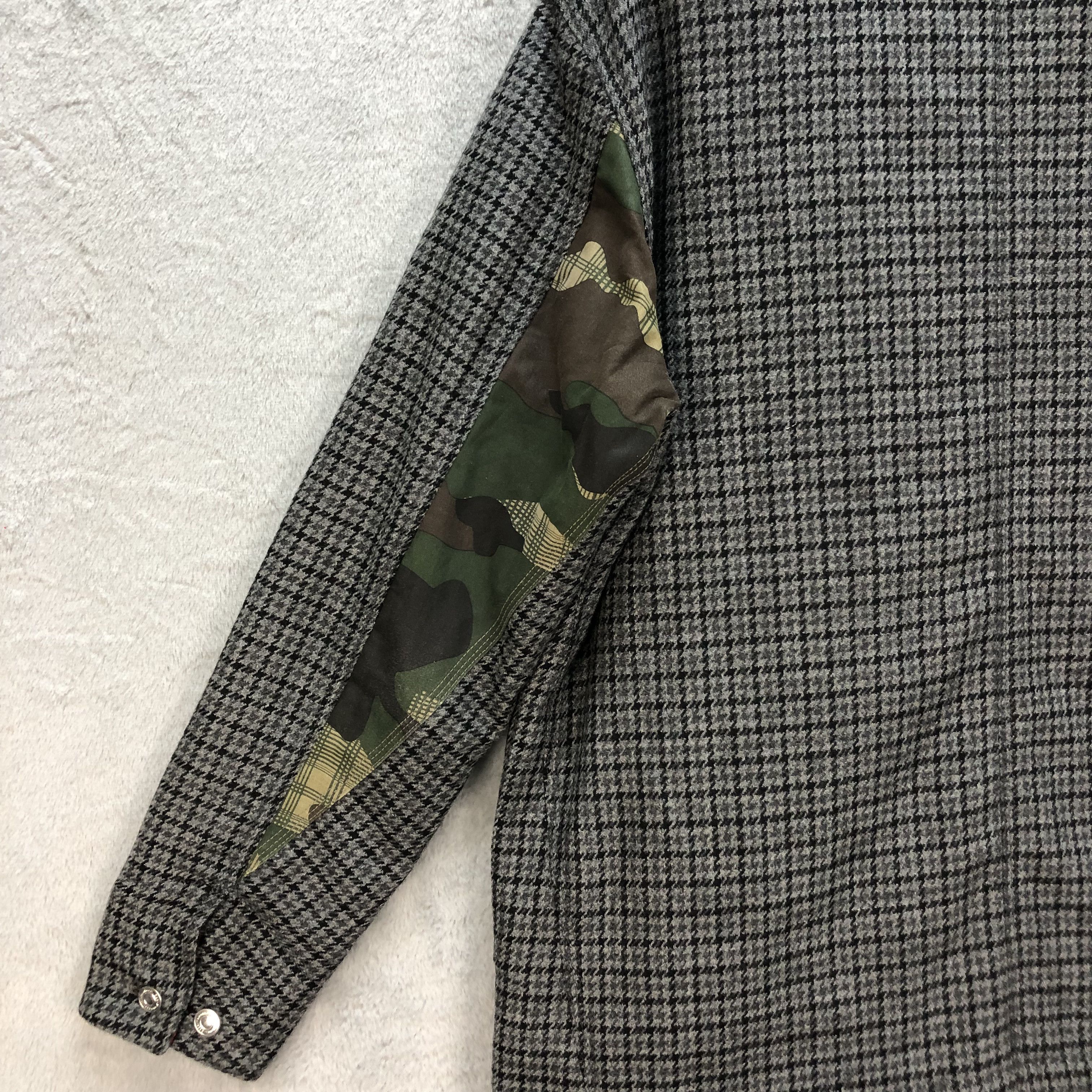 Swagger 06's SWAGGER WOOL CHECKED CHORE JACKET #6830-92 Size US L / EU 52-54 / 3 - 13 Thumbnail