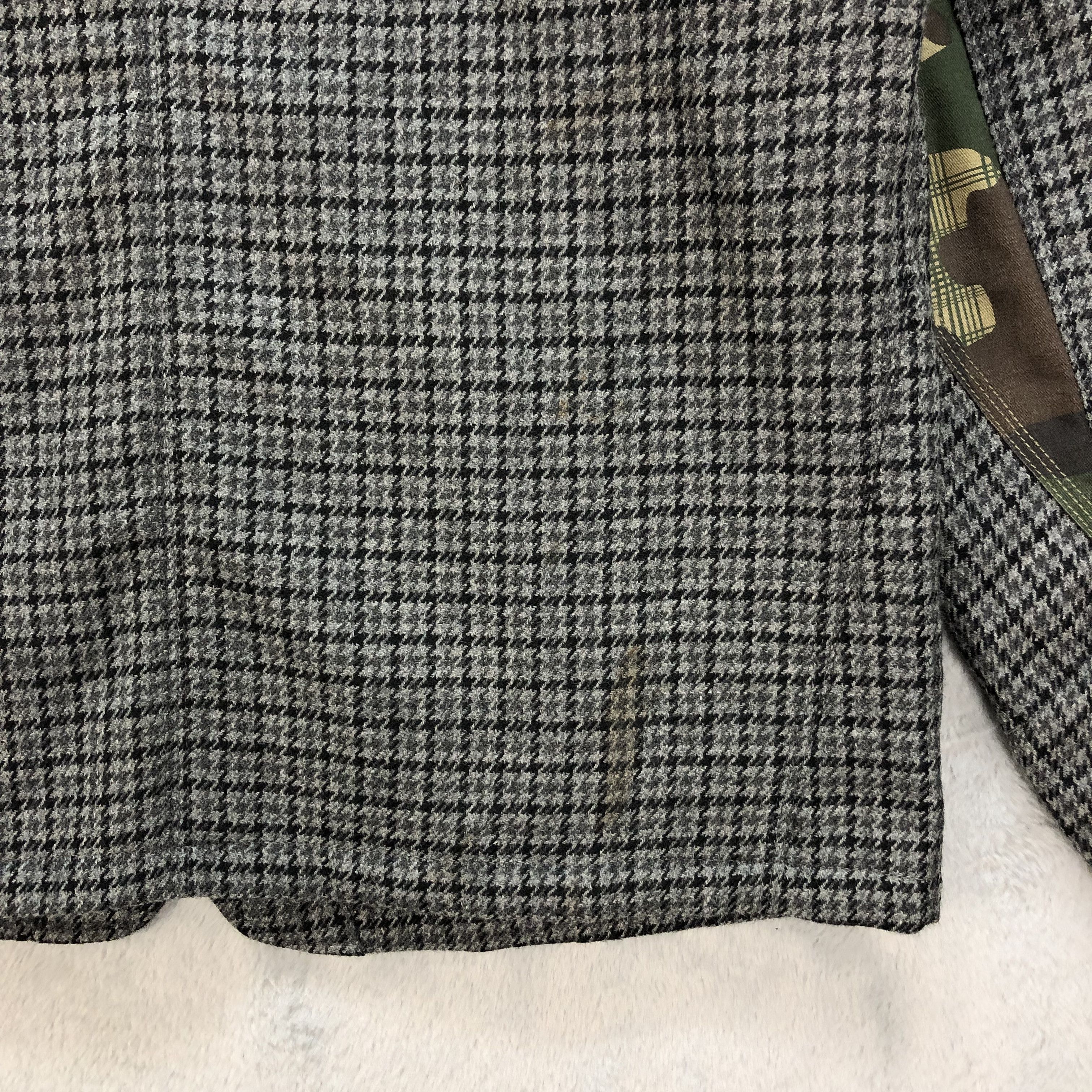Swagger 06's SWAGGER WOOL CHECKED CHORE JACKET #6830-92 Size US L / EU 52-54 / 3 - 11 Thumbnail