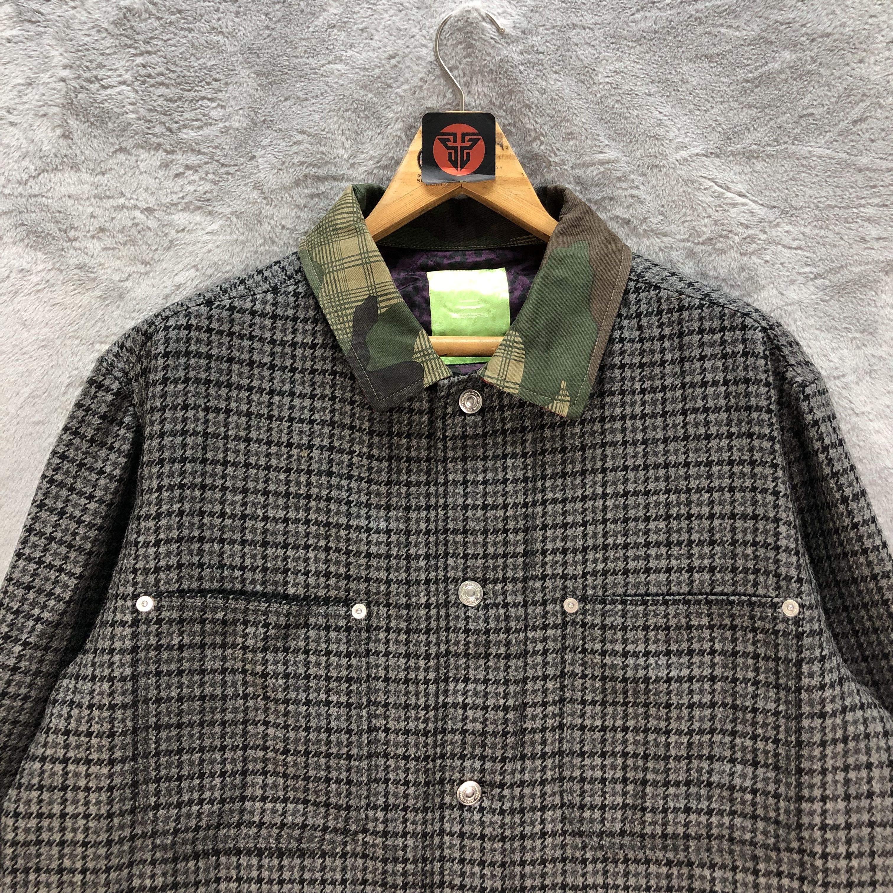 Swagger 06's SWAGGER WOOL CHECKED CHORE JACKET #6830-92 Size US L / EU 52-54 / 3 - 2 Thumbnail
