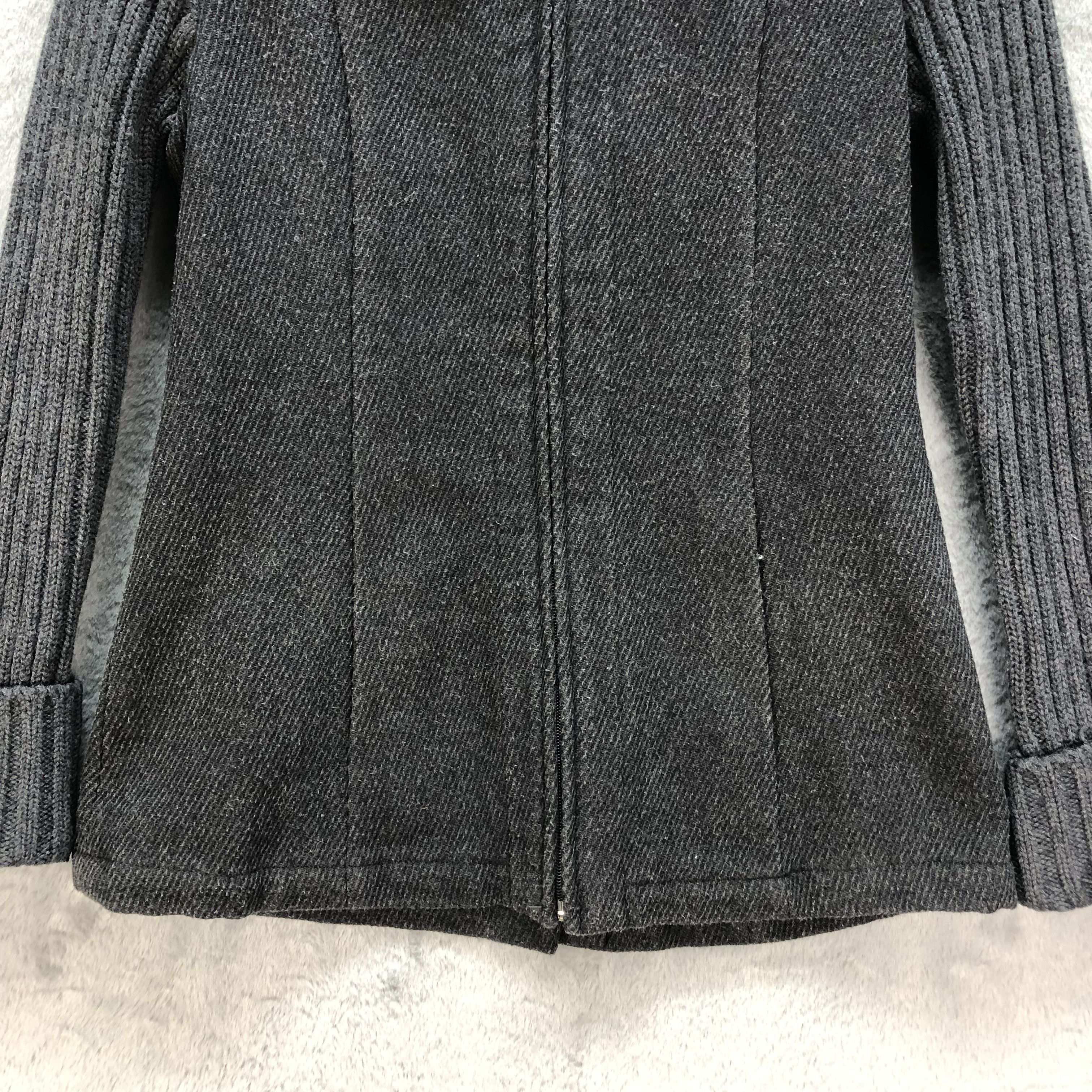 MAX&Co. MAX & CO ACTIVE WOOL KNIT HYRBID JACKET #6831-92 Size XS / US 0-2 / IT 36-38 - 3 Thumbnail