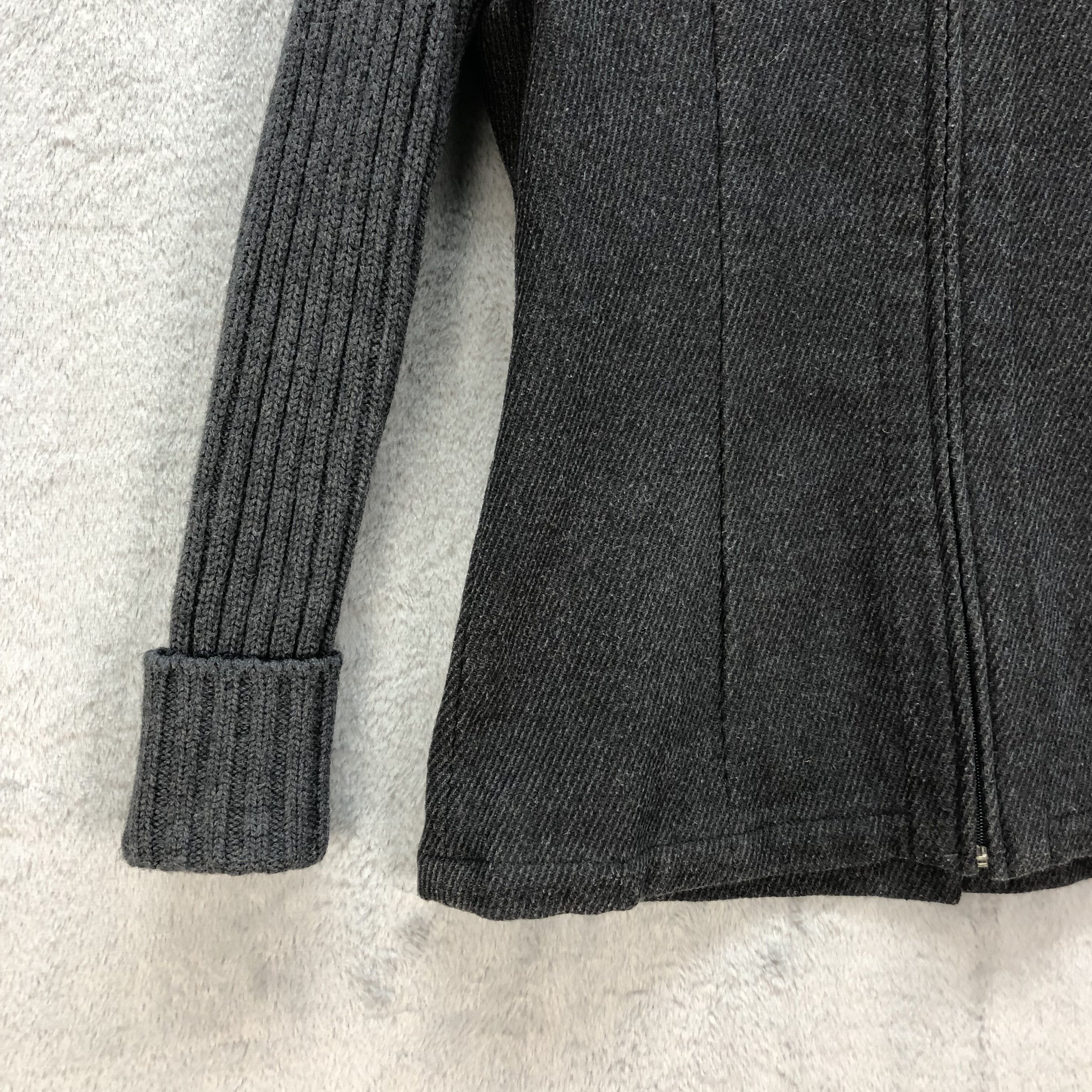 MAX&Co. MAX & CO ACTIVE WOOL KNIT HYRBID JACKET #6831-92 Size XS / US 0-2 / IT 36-38 - 4 Thumbnail