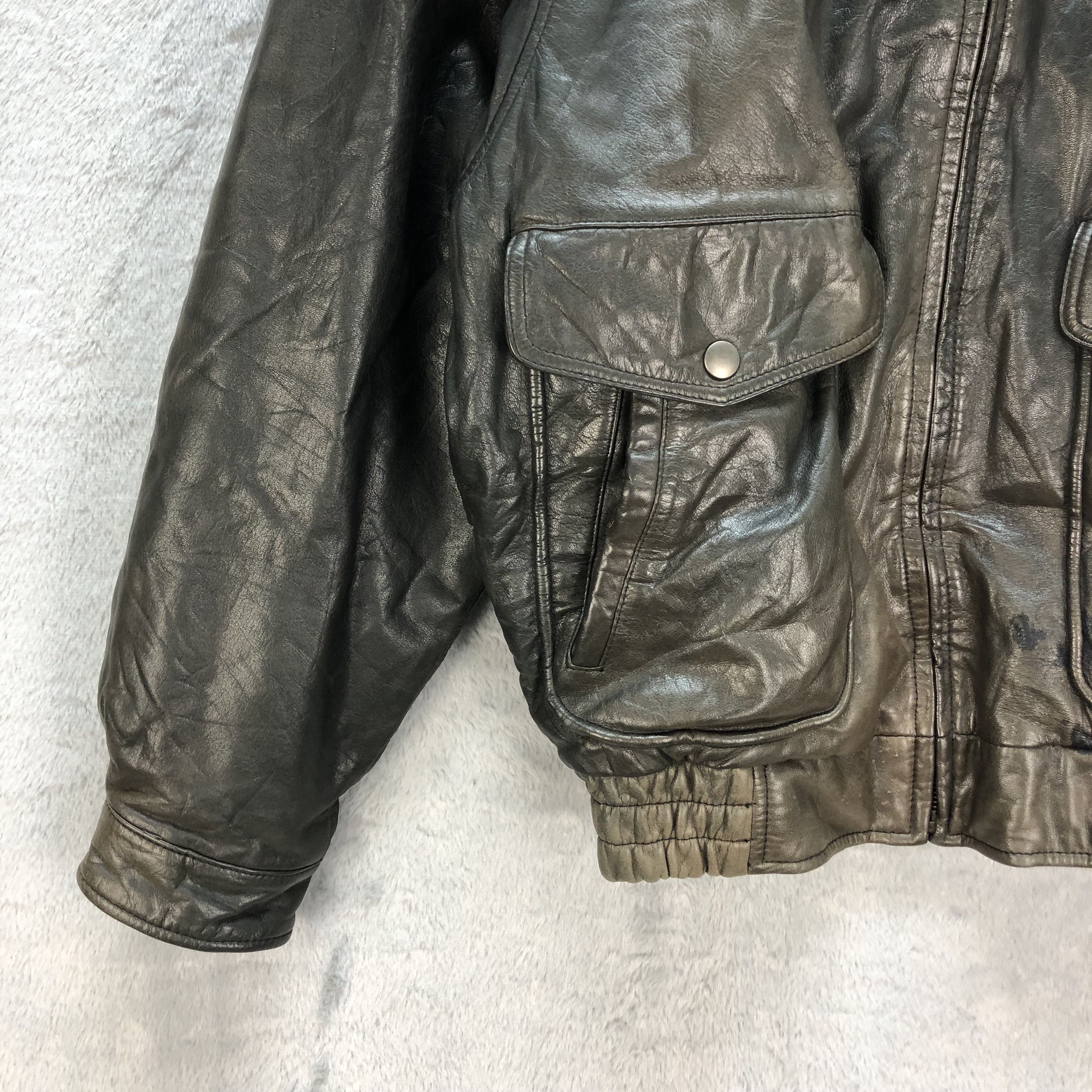 Vintage FLIGHT EQUIPMENT A2 FLYER LEATHER JACKET #6836-93 Size US M / EU 48-50 / 2 - 5 Thumbnail