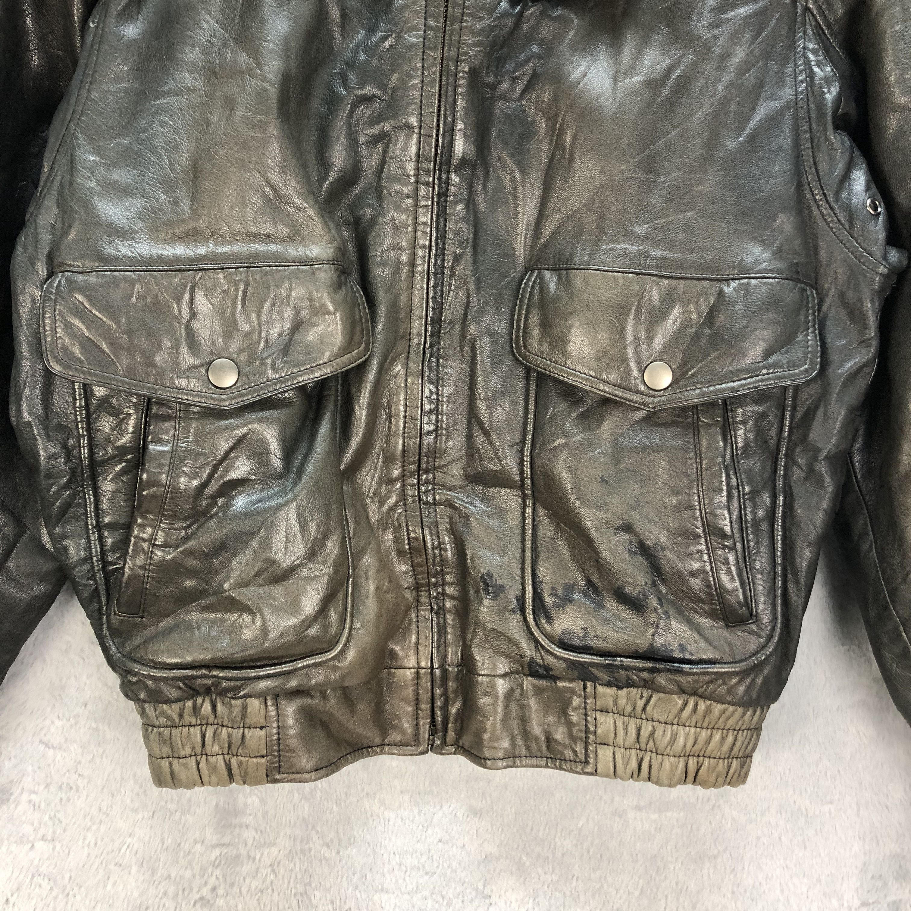 Vintage FLIGHT EQUIPMENT A2 FLYER LEATHER JACKET #6836-93 Size US M / EU 48-50 / 2 - 3 Thumbnail