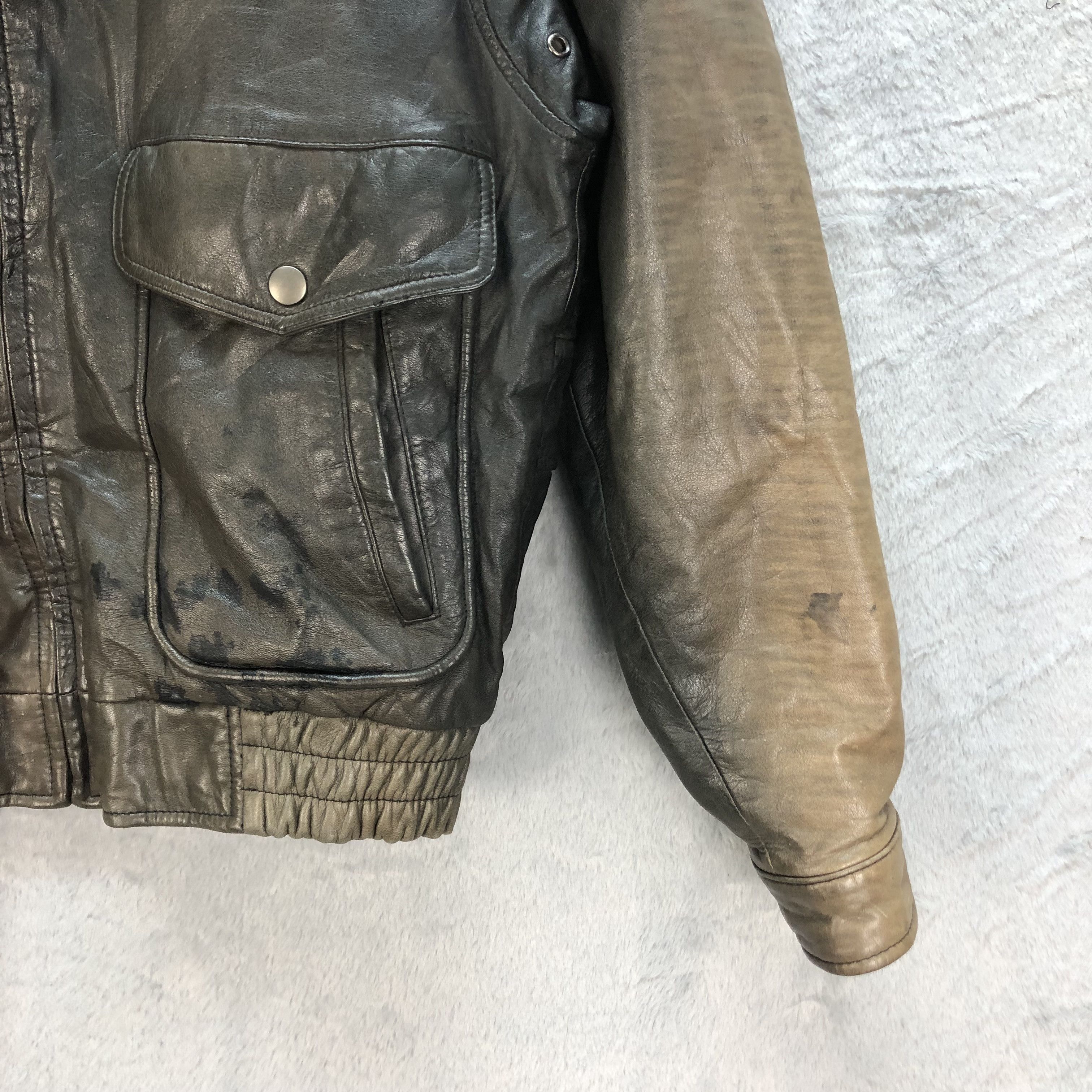 Vintage FLIGHT EQUIPMENT A2 FLYER LEATHER JACKET #6836-93 Size US M / EU 48-50 / 2 - 6 Thumbnail