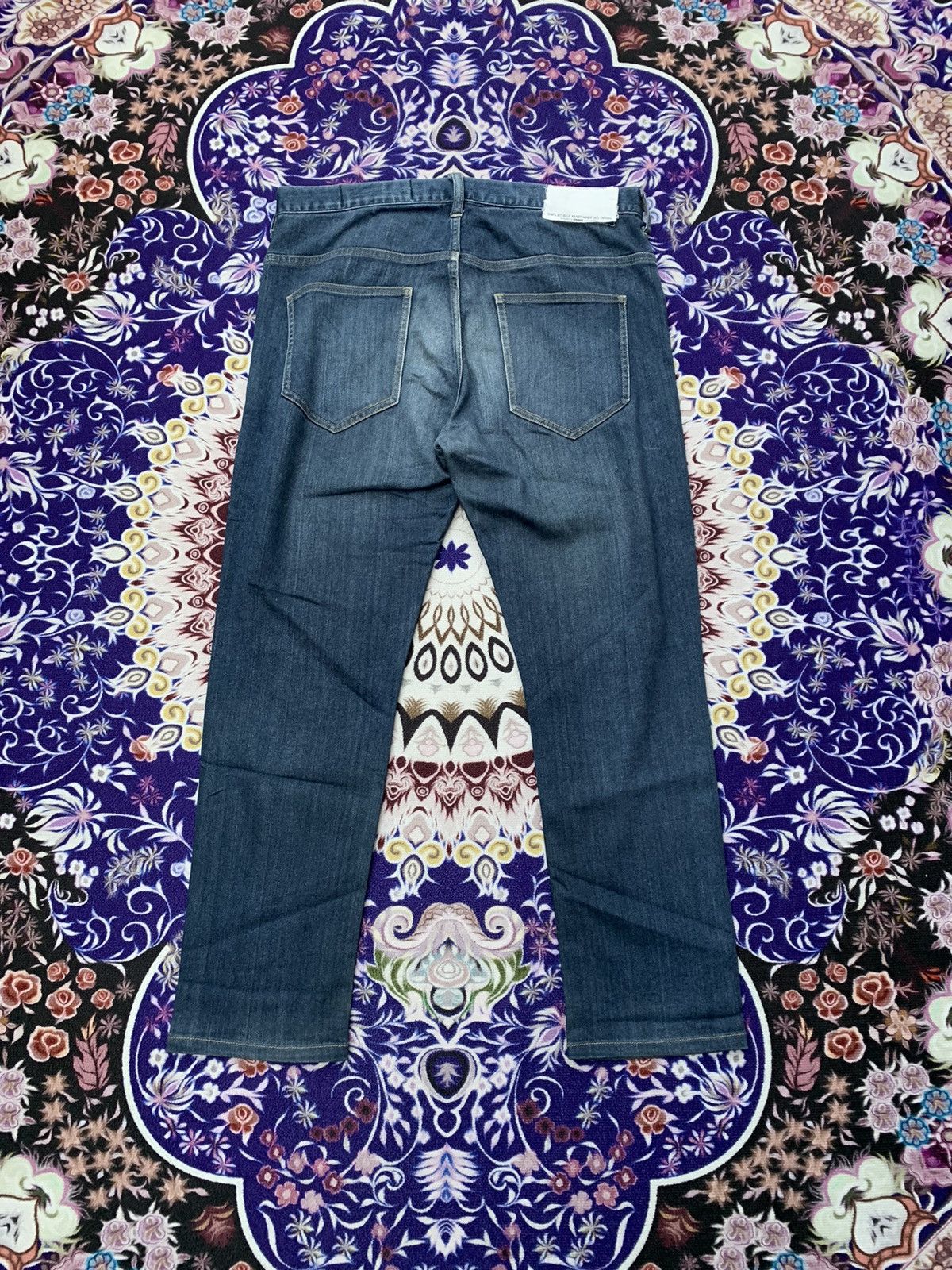 Japanese Brand Ships Jet Blue Japanese Faded Denim Size US 34 / EU 50 - 6 Thumbnail