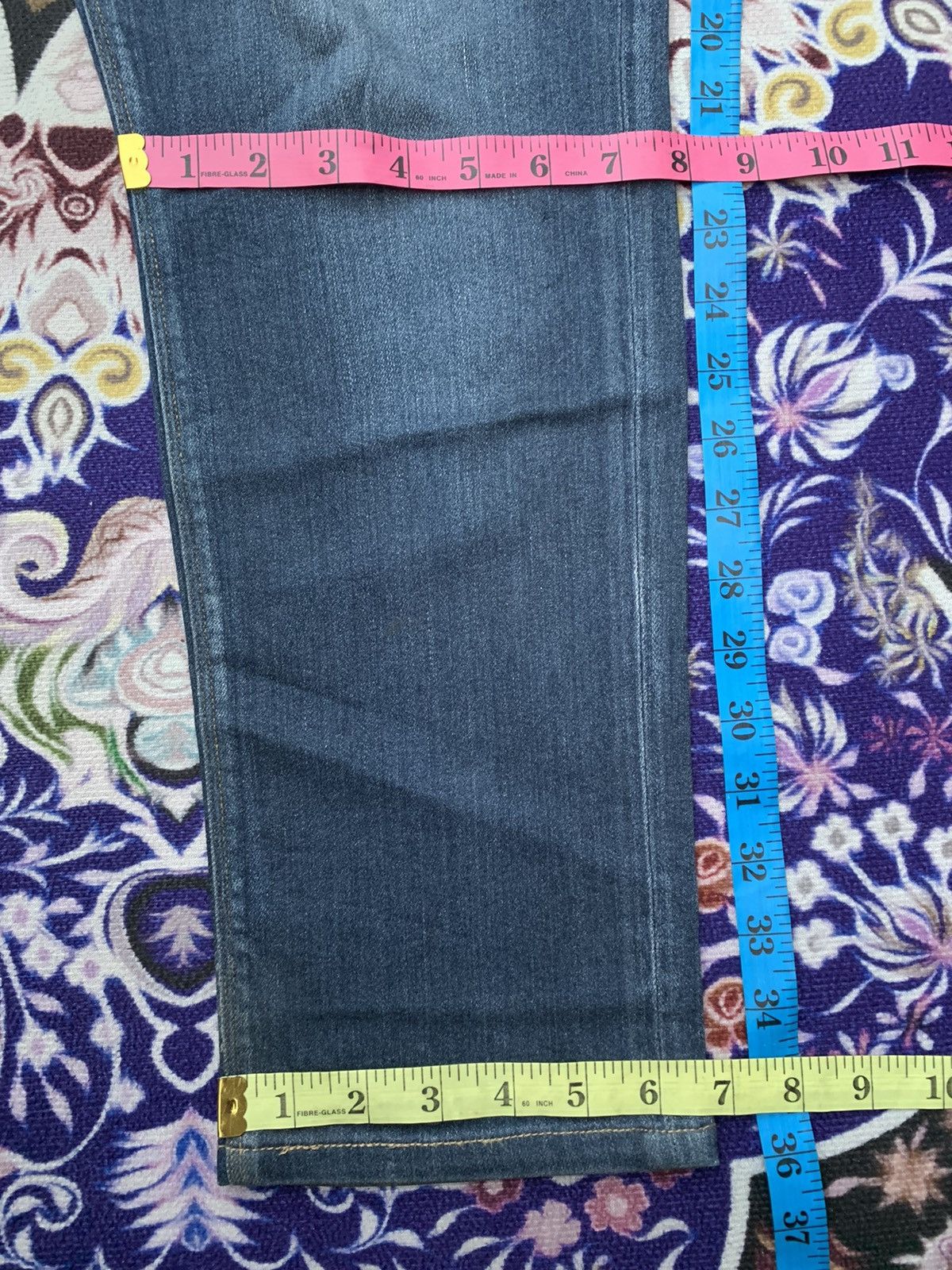 Japanese Brand Ships Jet Blue Japanese Faded Denim Size US 34 / EU 50 - 11 Thumbnail