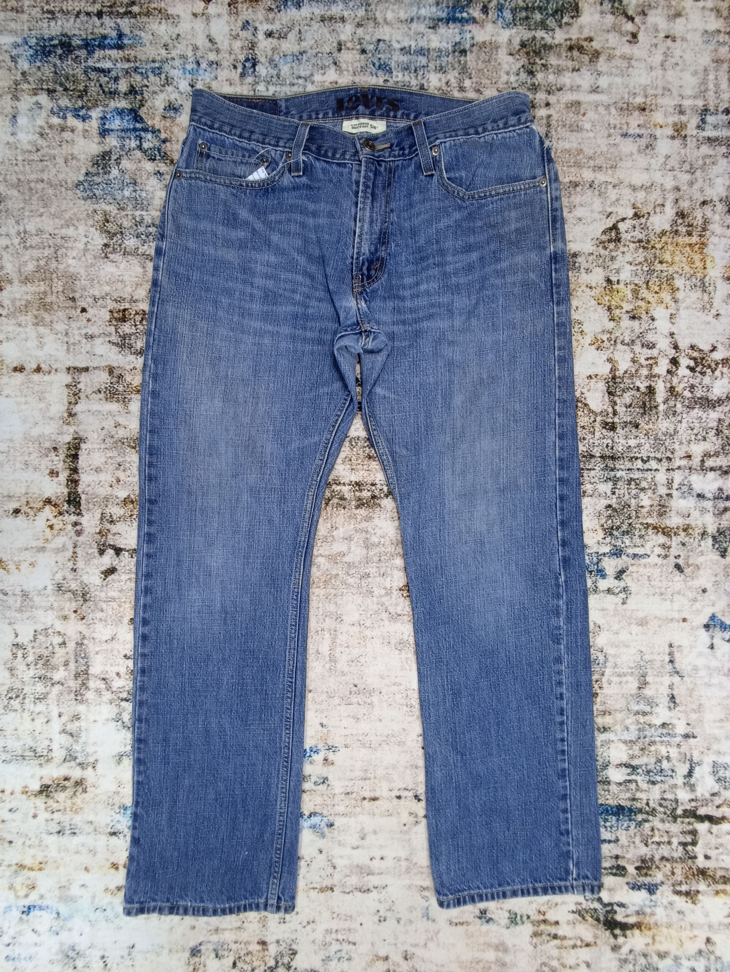 Jean × Levi's × Vintage Vintage Levi's 514 Blue Wash Jeans - J077 Size US 32 / EU 48 - 1 Thumbnail
