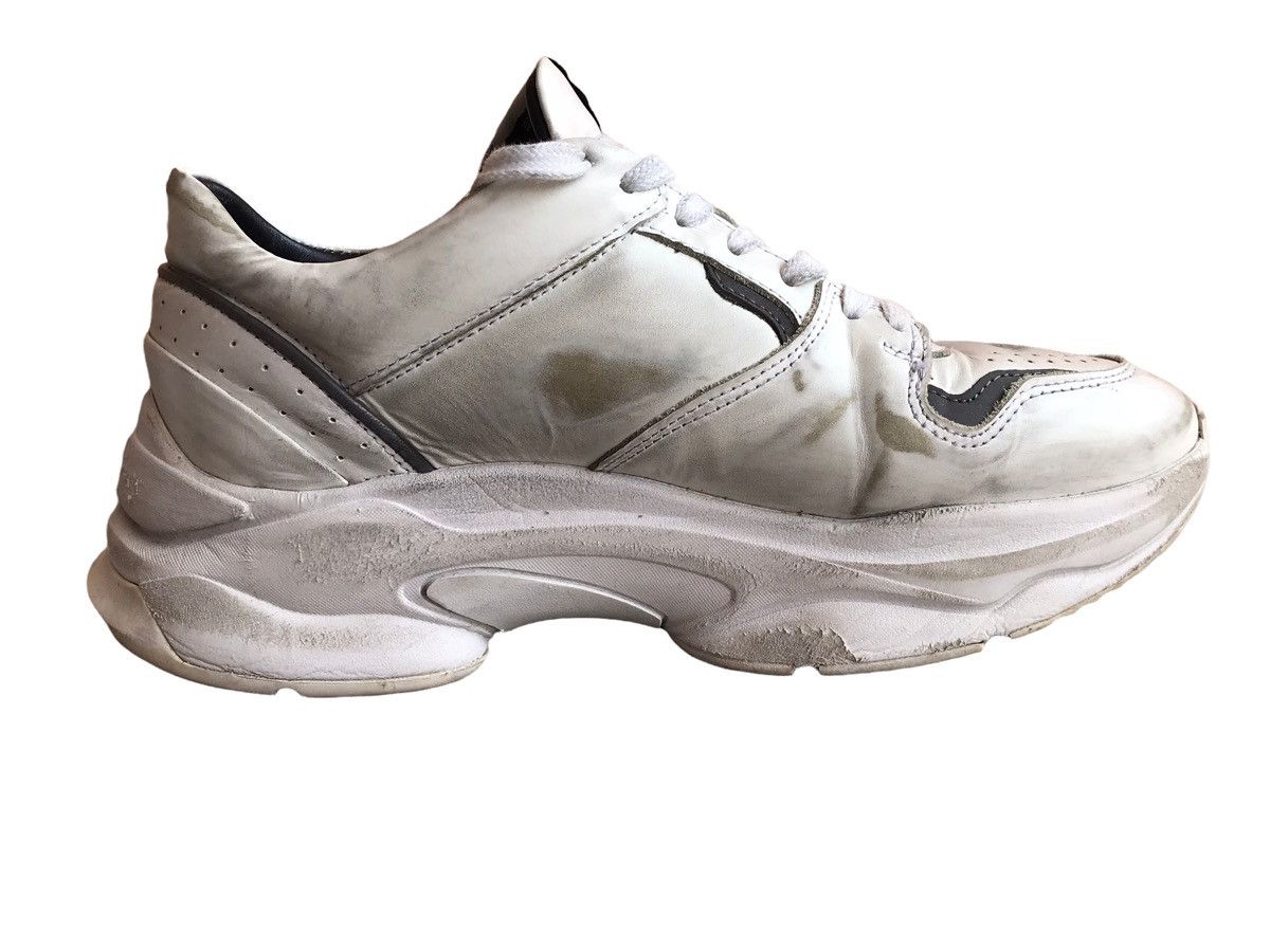 Japanese Brand Hand Made ALES GREY Battalion Runner 2.0 Leather Sneakers Size US 9 / EU 42 - 4 Thumbnail