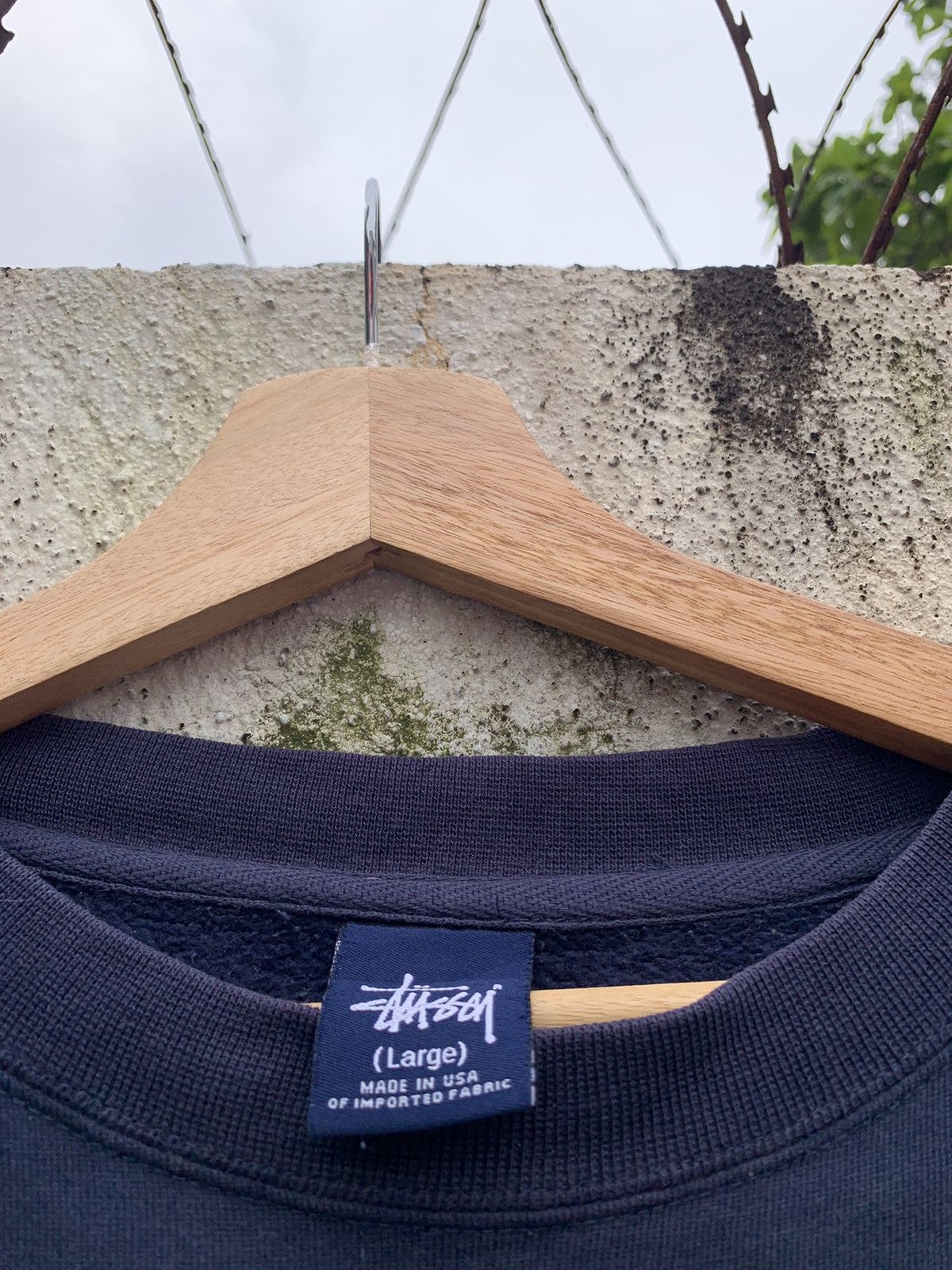 Stussy × Vintage Vintage 90’s Stussy Crewneck Big Logo Made In USA Size US L / EU 52-54 / 3 - 3 Thumbnail