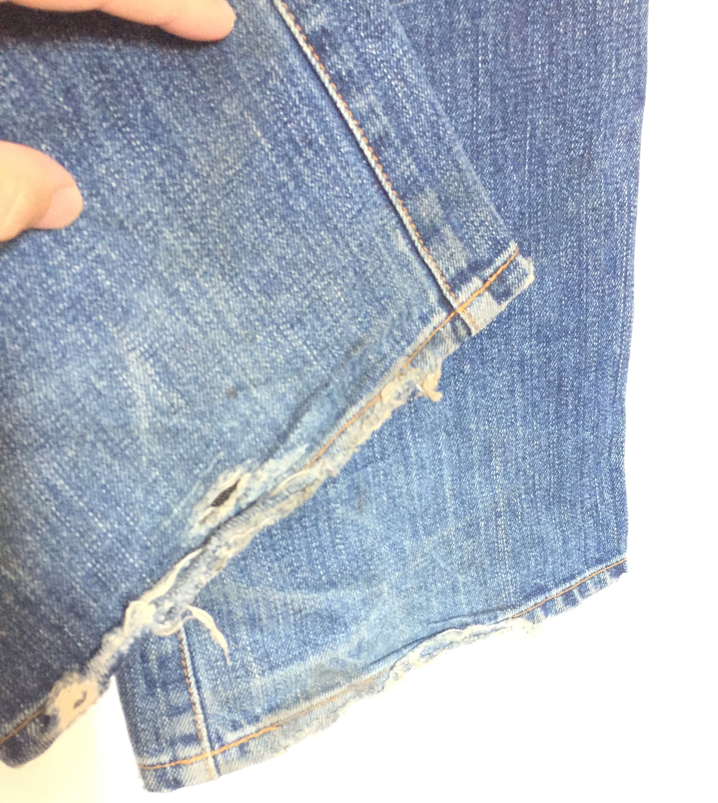 20471120 Vtg RICO japan RIRI zipper distressed denim Size US 32 / EU 48 - 13 Thumbnail
