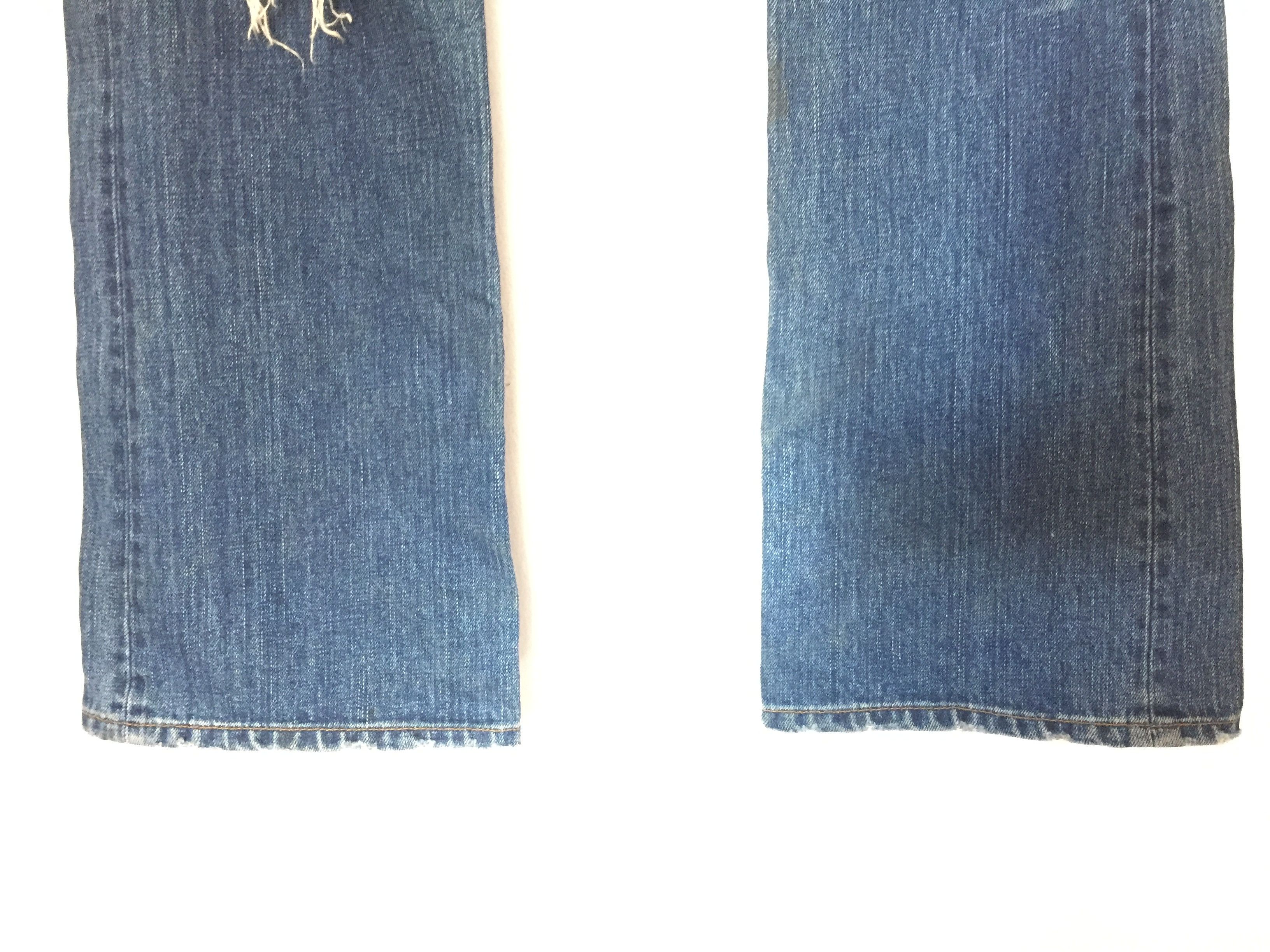 20471120 Vtg RICO japan RIRI zipper distressed denim Size US 32 / EU 48 - 6 Thumbnail