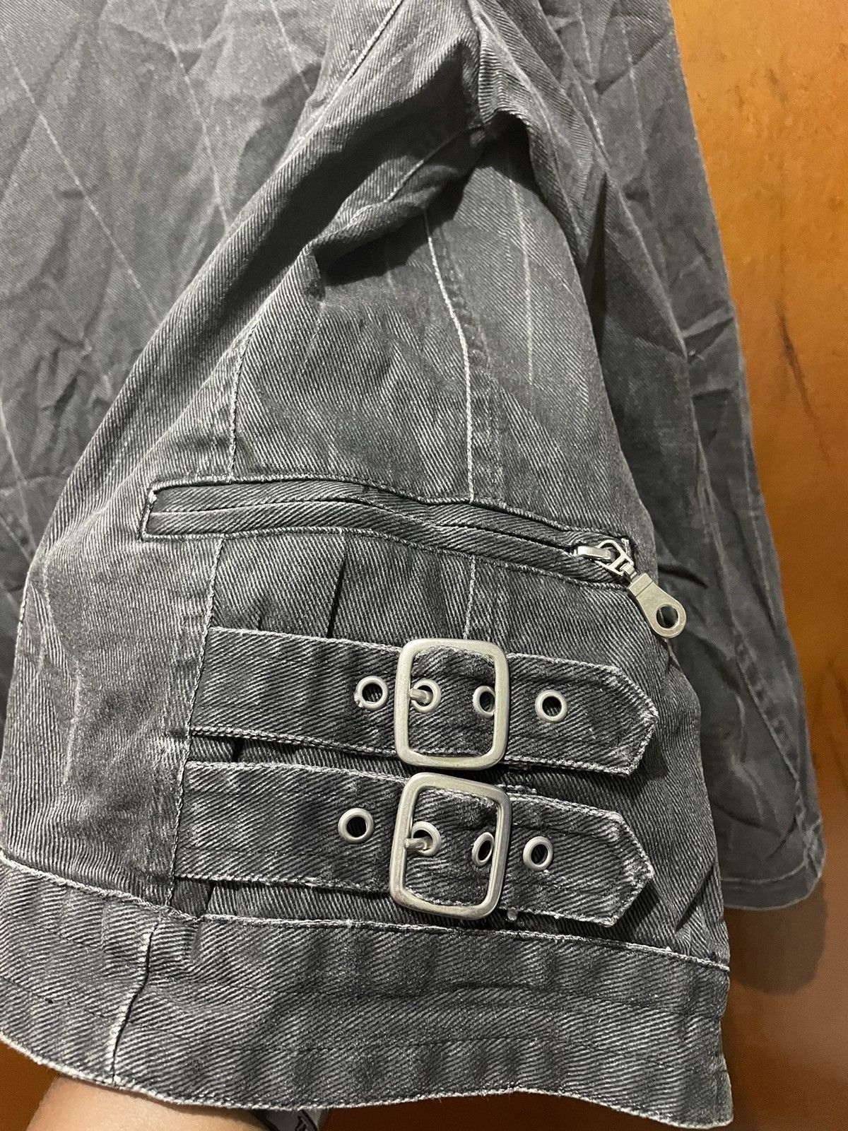 In The Attic Rare In The Attic Bondage Punk Denim Jacket Size US L / EU 52-54 / 3 - 9 Thumbnail