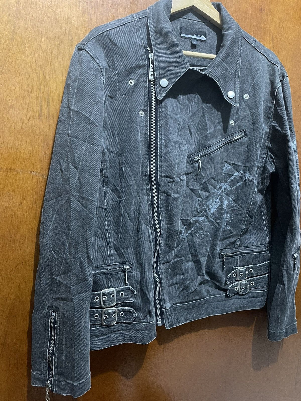 In The Attic Rare In The Attic Bondage Punk Denim Jacket Size US L / EU 52-54 / 3 - 3 Thumbnail
