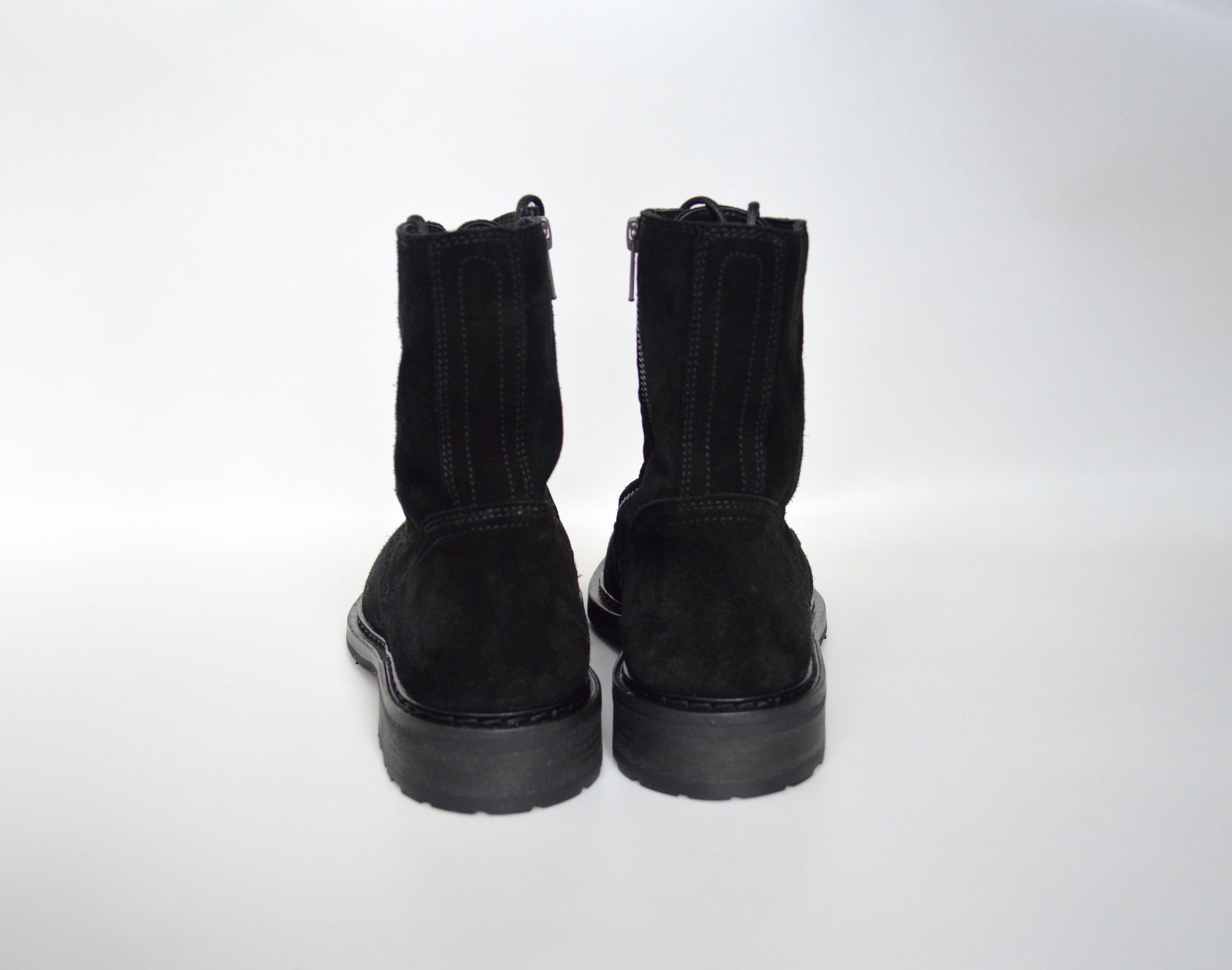 Ann Demeulemeester A/W 13 Black Suede Combat boots Size US 9 / EU 42 - 7 Thumbnail