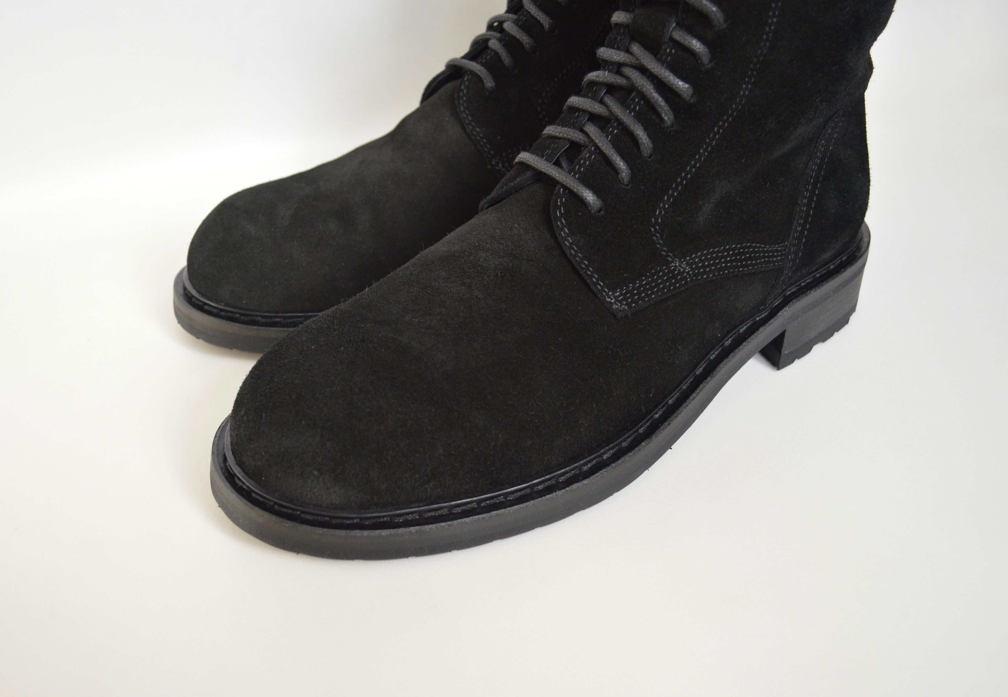 Ann Demeulemeester A/W 13 Black Suede Combat boots Size US 9 / EU 42 - 5 Thumbnail
