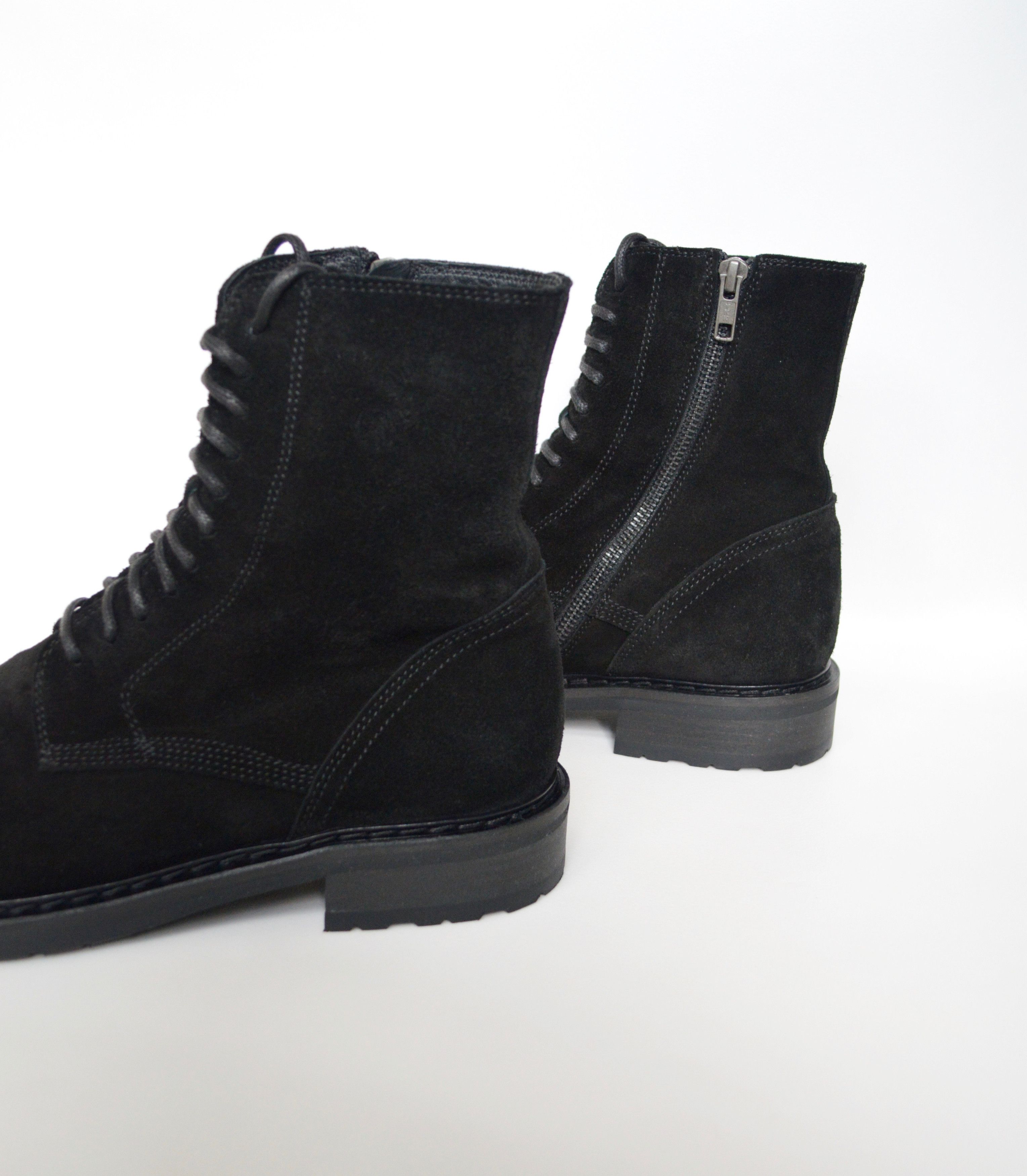 Ann Demeulemeester A/W 13 Black Suede Combat boots Size US 9 / EU 42 - 6 Thumbnail