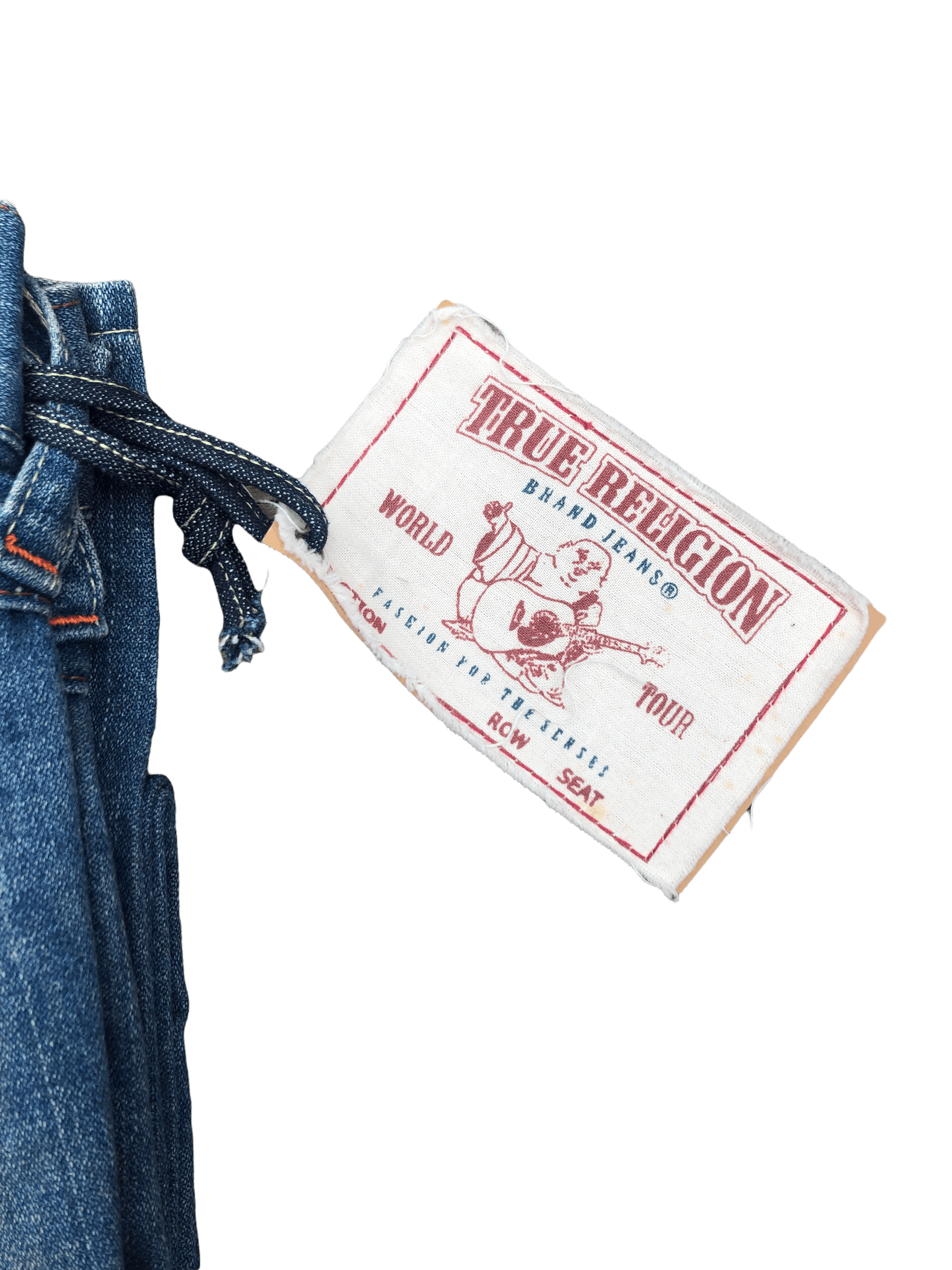 True Religion × Vintage True Religion Embroidered Jeans Size 32 JOEY Mountain Peace Size US 32 / EU 48 - 11 Thumbnail