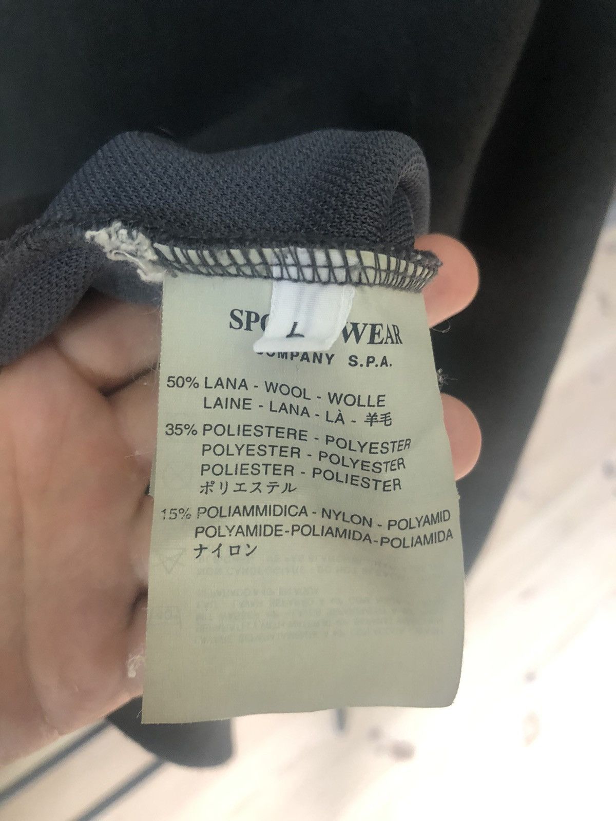 Stone Island Stone Island aw97 wool blend turtleneck Size US L / EU 52-54 / 3 - 5 Thumbnail