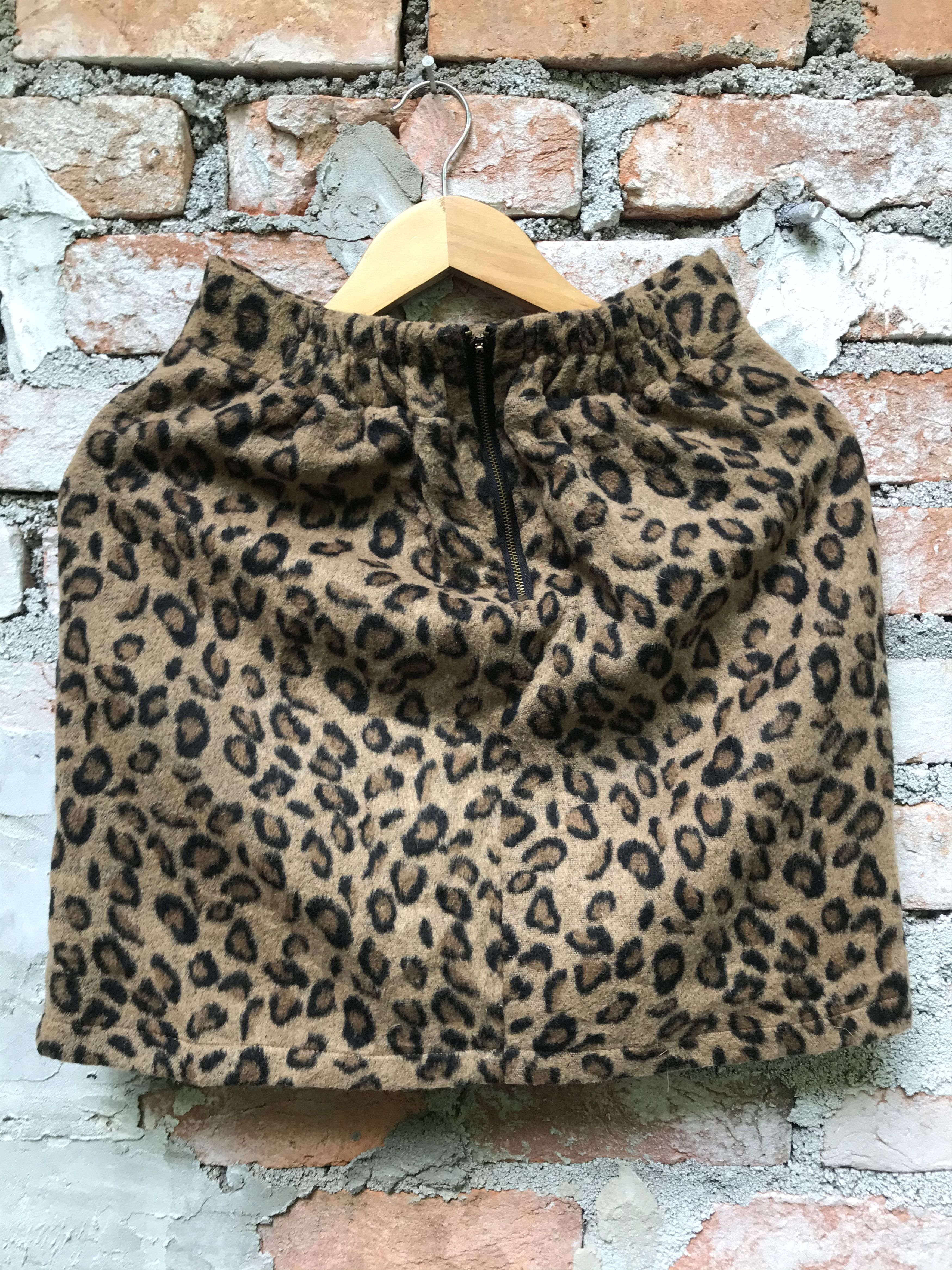 Hysteric Glamour × Japanese Brand Olive des Olive Leopard Print Punk Rockabilly Skirt Size 25" / US 0 / IT 36 - 1 Thumbnail