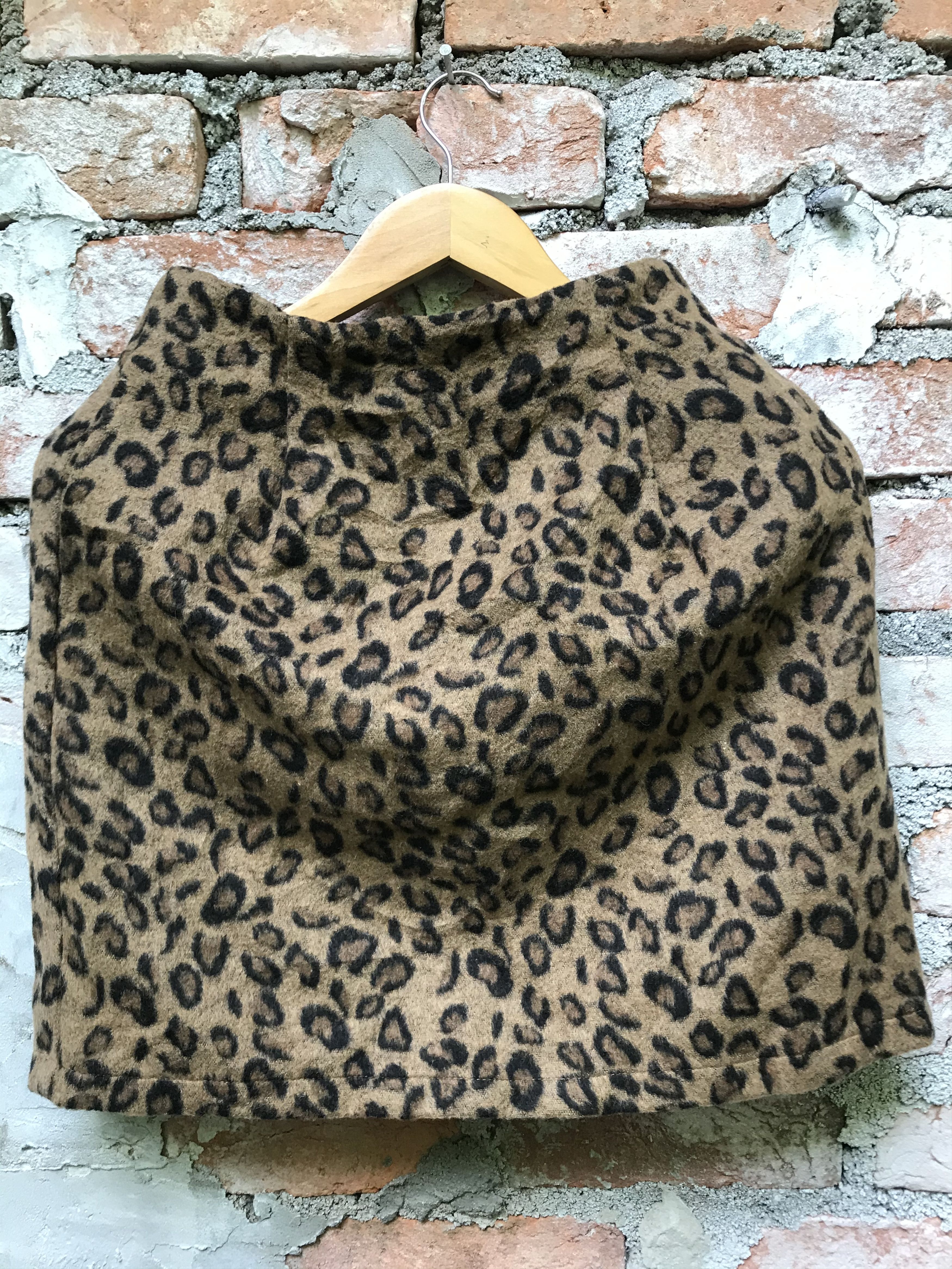 Hysteric Glamour × Japanese Brand Olive des Olive Leopard Print Punk Rockabilly Skirt Size 25" / US 0 / IT 36 - 2 Thumbnail