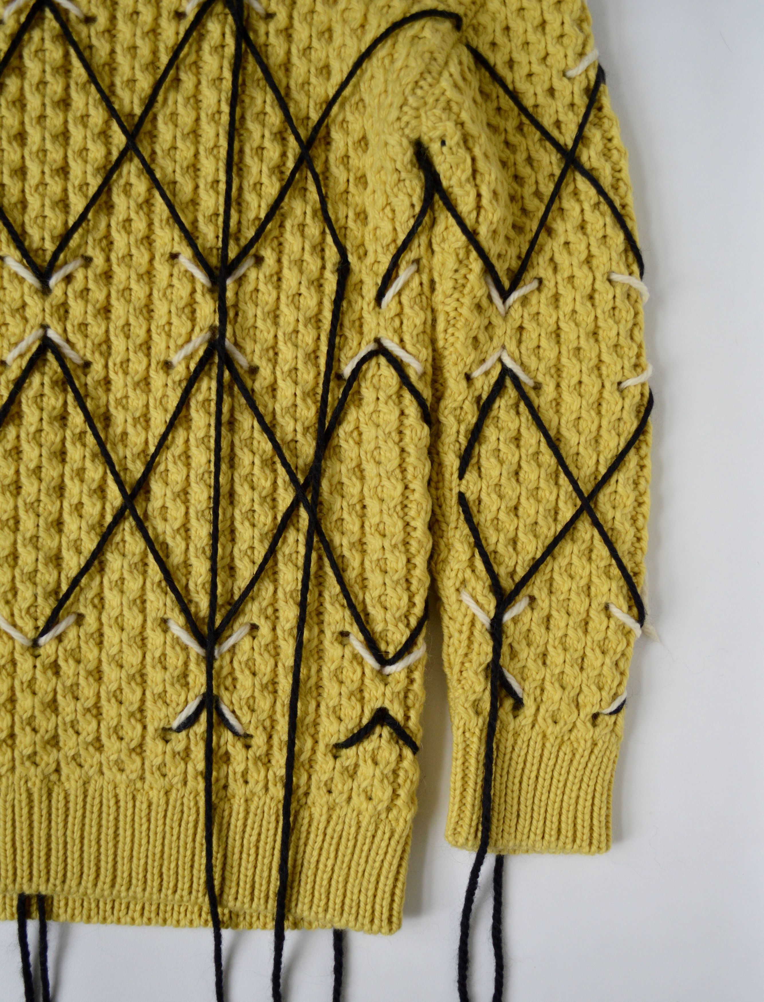 Calvin Klein 205W39NYC A/W 18 Spiderweb Tasselled Sweater Size US L / EU 52-54 / 3 - 6 Thumbnail