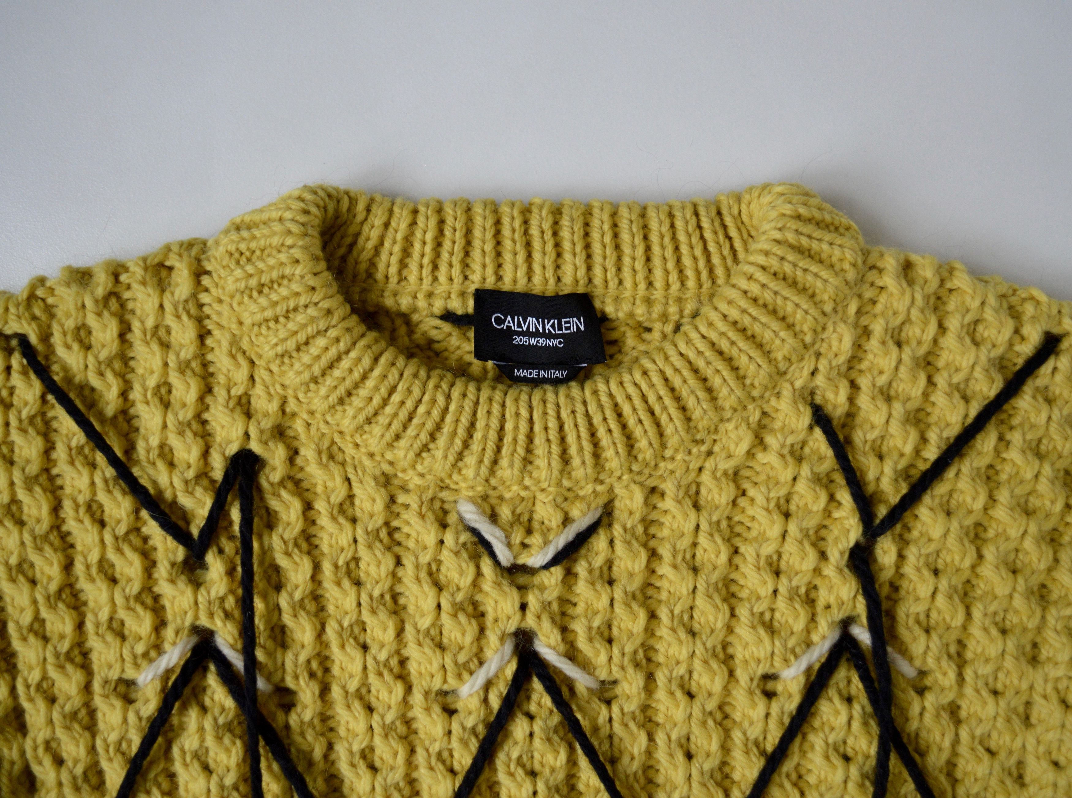 Calvin Klein 205W39NYC A/W 18 Spiderweb Tasselled Sweater Size US L / EU 52-54 / 3 - 3 Thumbnail