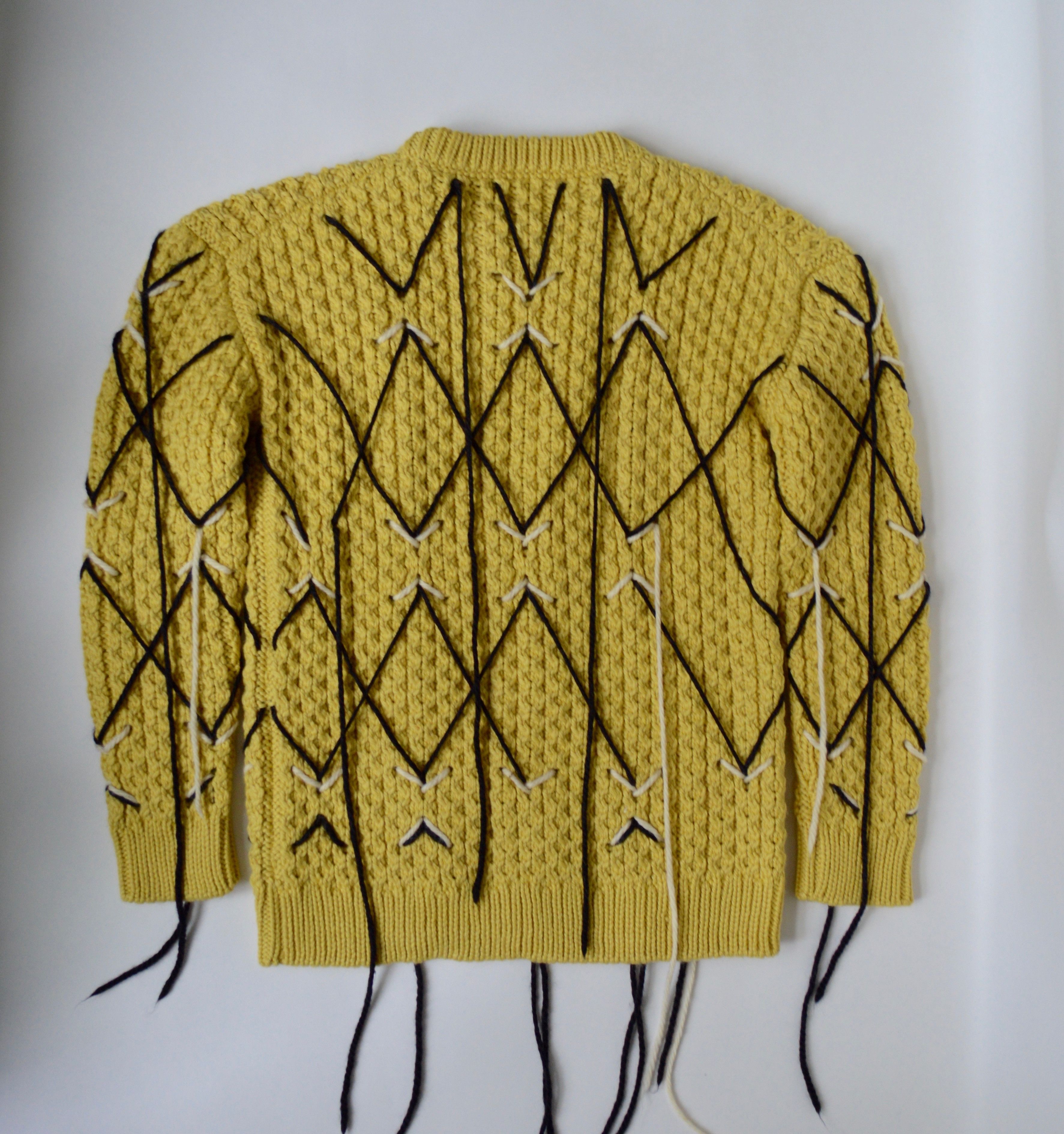 Calvin Klein 205W39NYC A/W 18 Spiderweb Tasselled Sweater Size US L / EU 52-54 / 3 - 8 Thumbnail