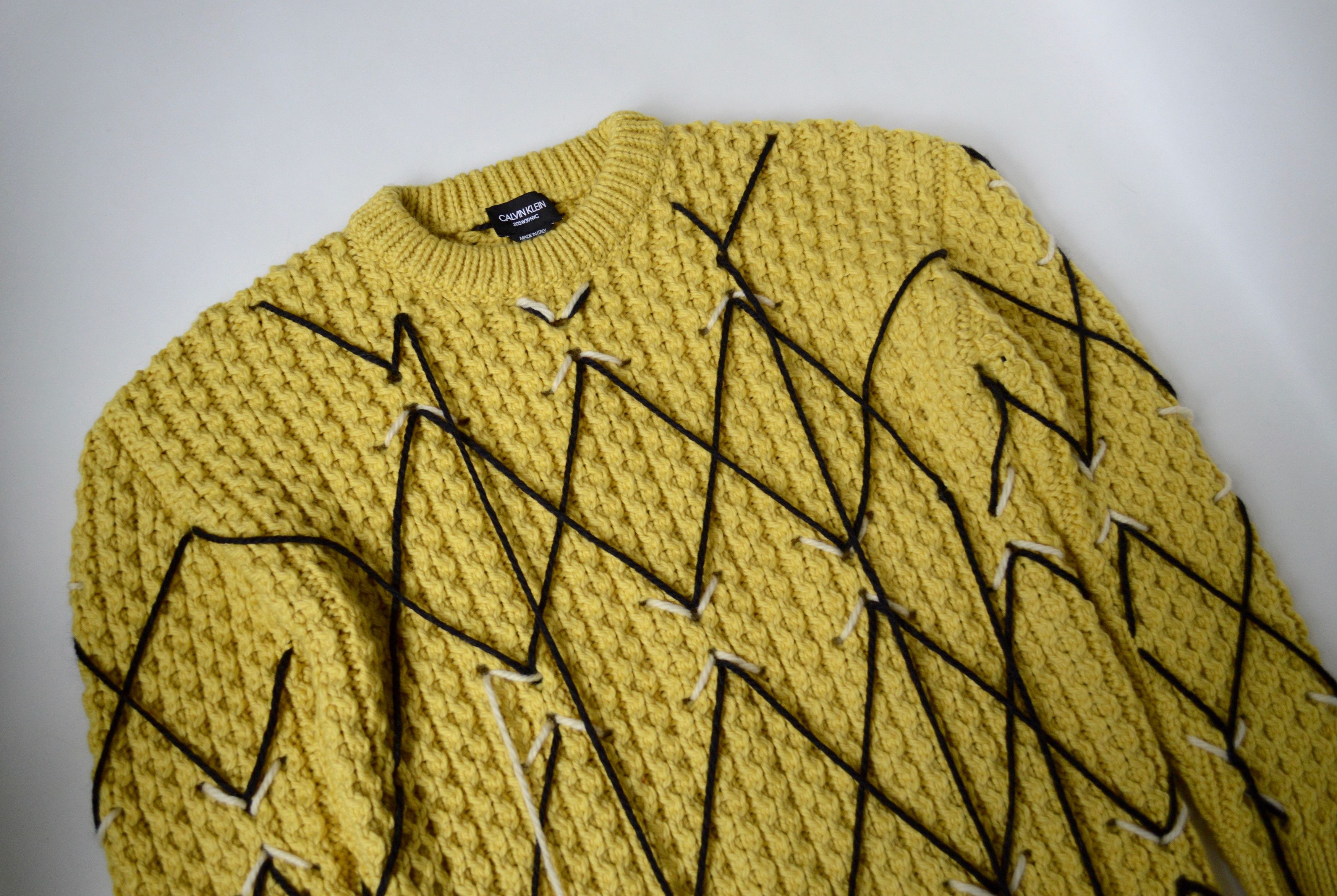 Calvin Klein 205W39NYC A/W 18 Spiderweb Tasselled Sweater Size US L / EU 52-54 / 3 - 4 Thumbnail