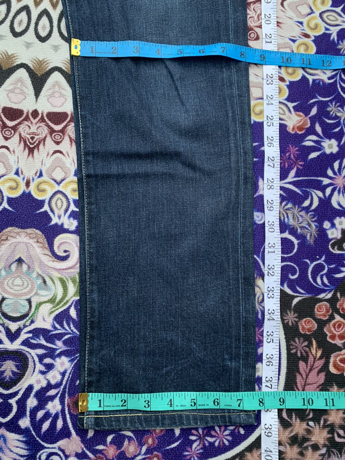 Japanese Brand Japanesse Back Number Faded Denim Size US 34 / EU 50 - 11 Thumbnail