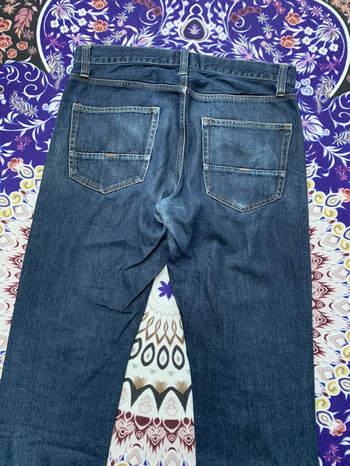 Japanese Brand Japanesse Back Number Faded Denim Size US 34 / EU 50 - 7 Thumbnail