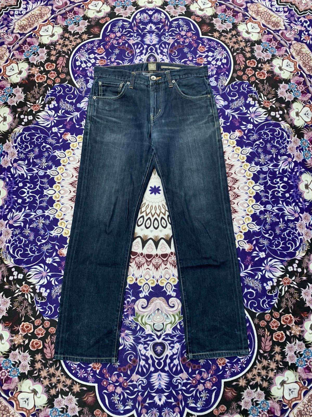 Japanesse Back Number Faded Denim