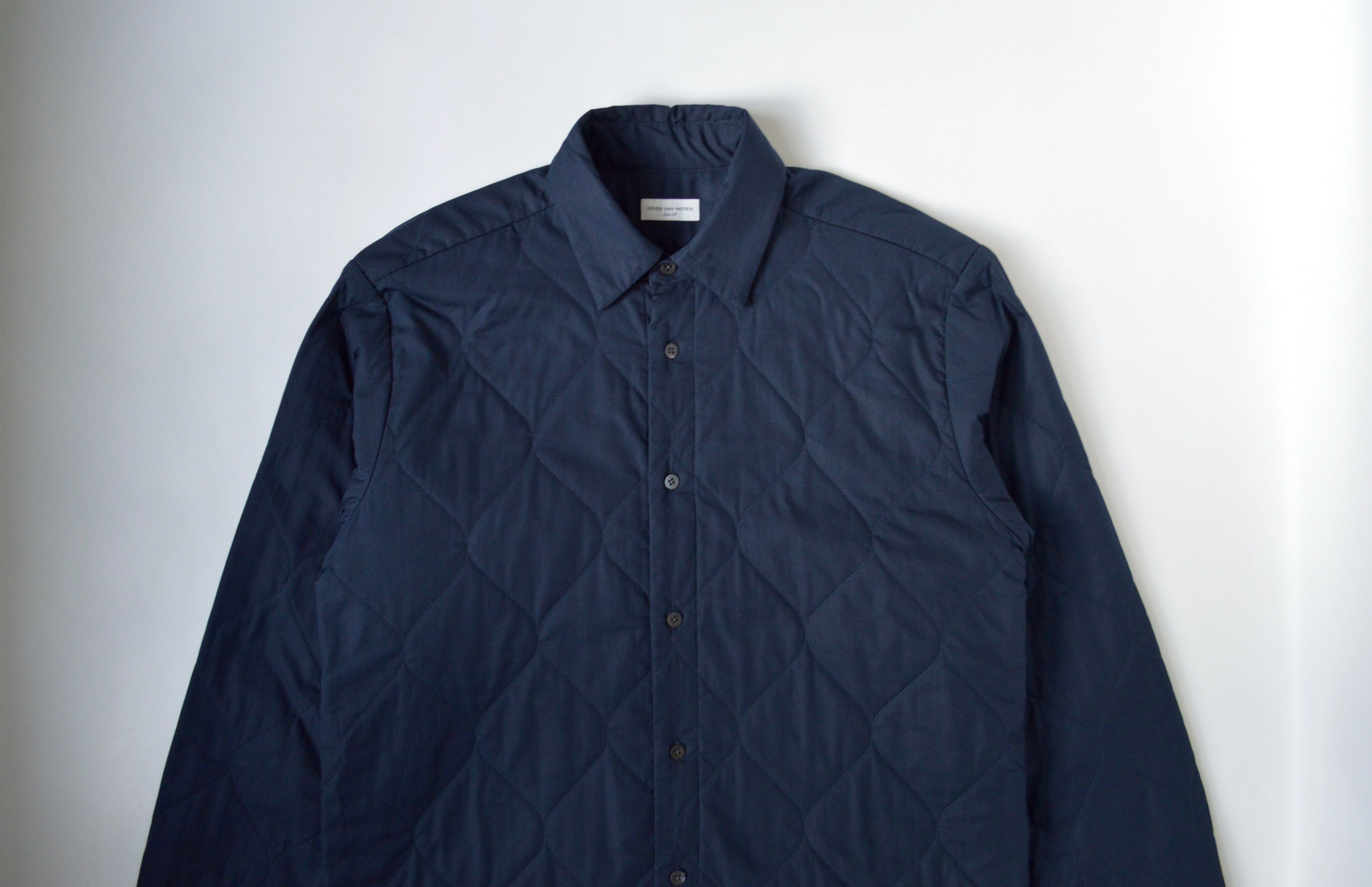 Dries Van Noten Padded Quilt Stitch Overshirt Size US M / EU 48-50 / 2 - 3 Thumbnail
