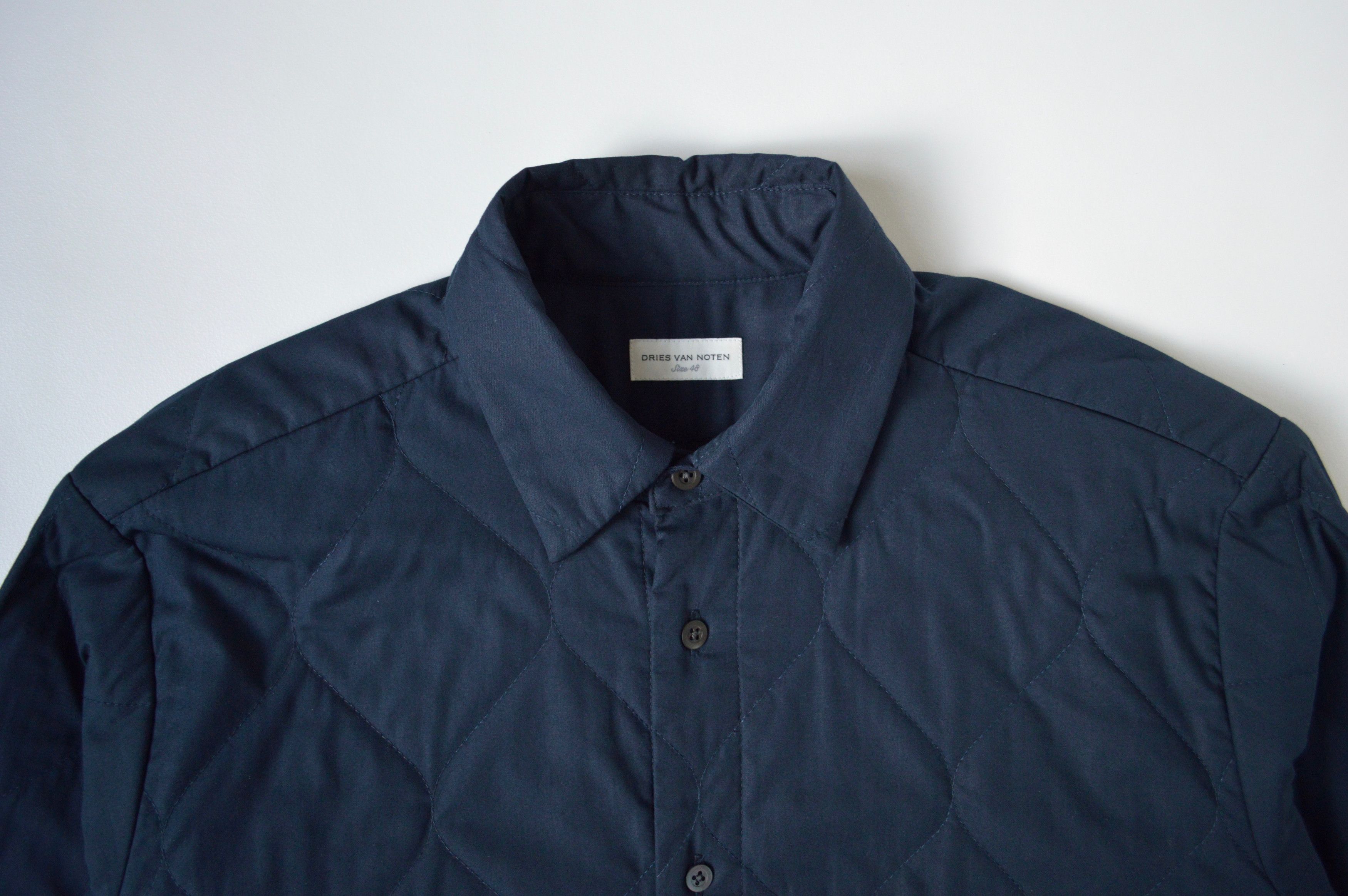 Dries Van Noten Padded Quilt Stitch Overshirt Size US M / EU 48-50 / 2 - 5 Thumbnail