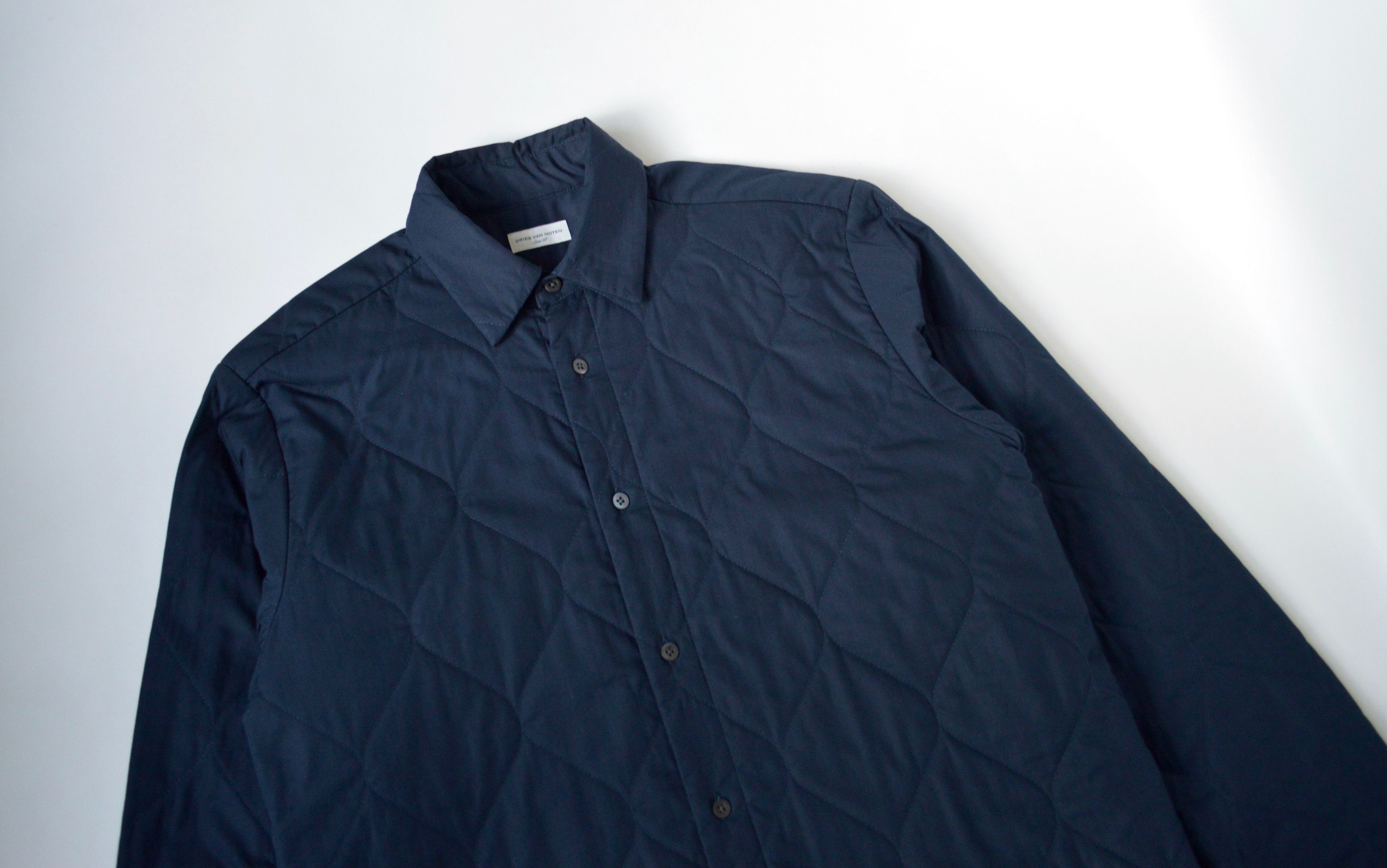 Dries Van Noten Padded Quilt Stitch Overshirt Size US M / EU 48-50 / 2 - 4 Thumbnail