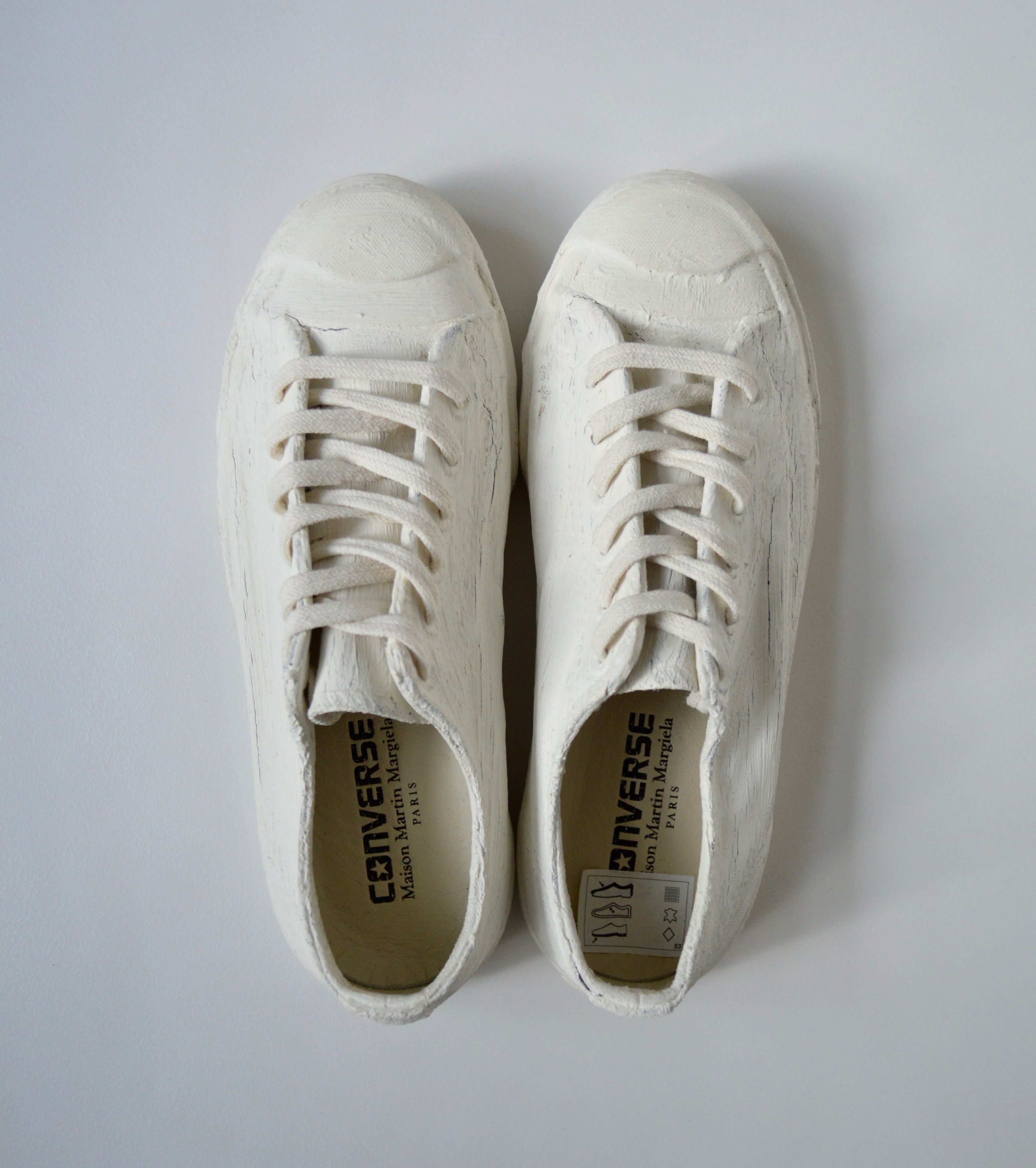 Converse × Maison Margiela S/S 14 Painted Converse Sneakers Size US 6 / IT 36 - 5 Thumbnail