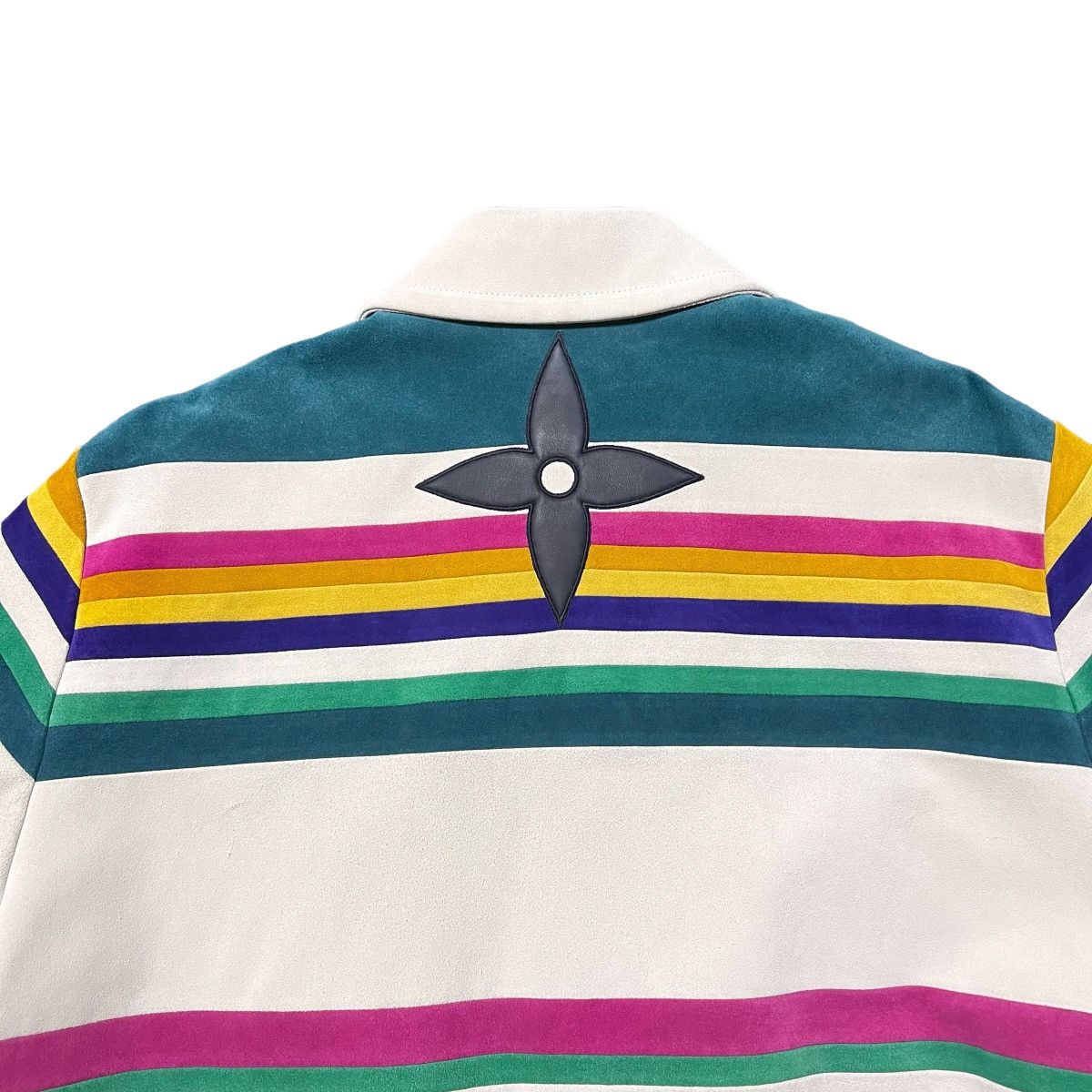 Louis Vuitton × Virgil Abloh LOUIS VUITTON 2021SS Nubuck Leather Intarsia Admiral Jacket Size US L / EU 52-54 / 3 - 15 Thumbnail