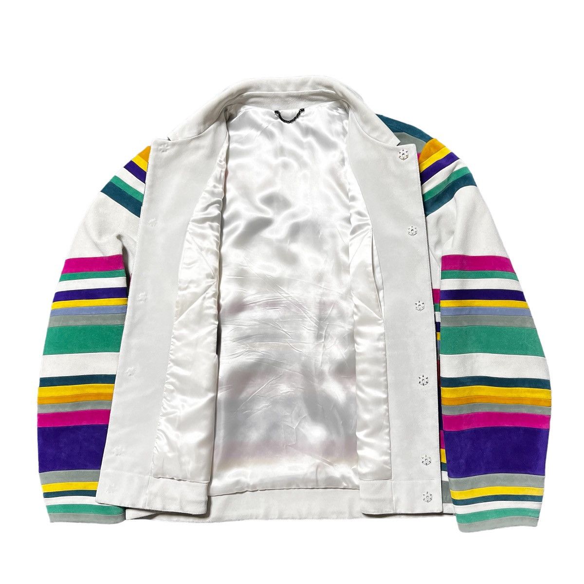 Louis Vuitton × Virgil Abloh LOUIS VUITTON 2021SS Nubuck Leather Intarsia Admiral Jacket Size US L / EU 52-54 / 3 - 5 Thumbnail