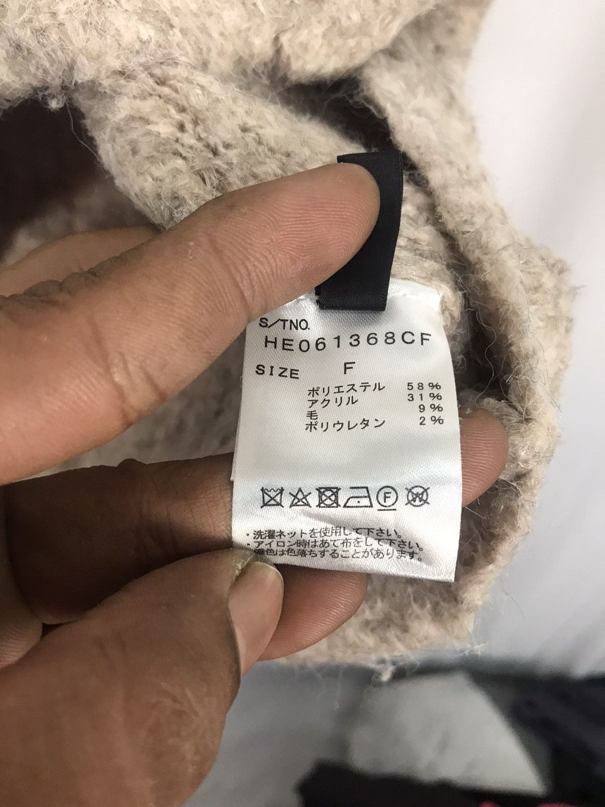 Japanese Brand × Vintage Vintage wool mohair sweatshirt unbrand Size US M / EU 48-50 / 2 - 5 Thumbnail